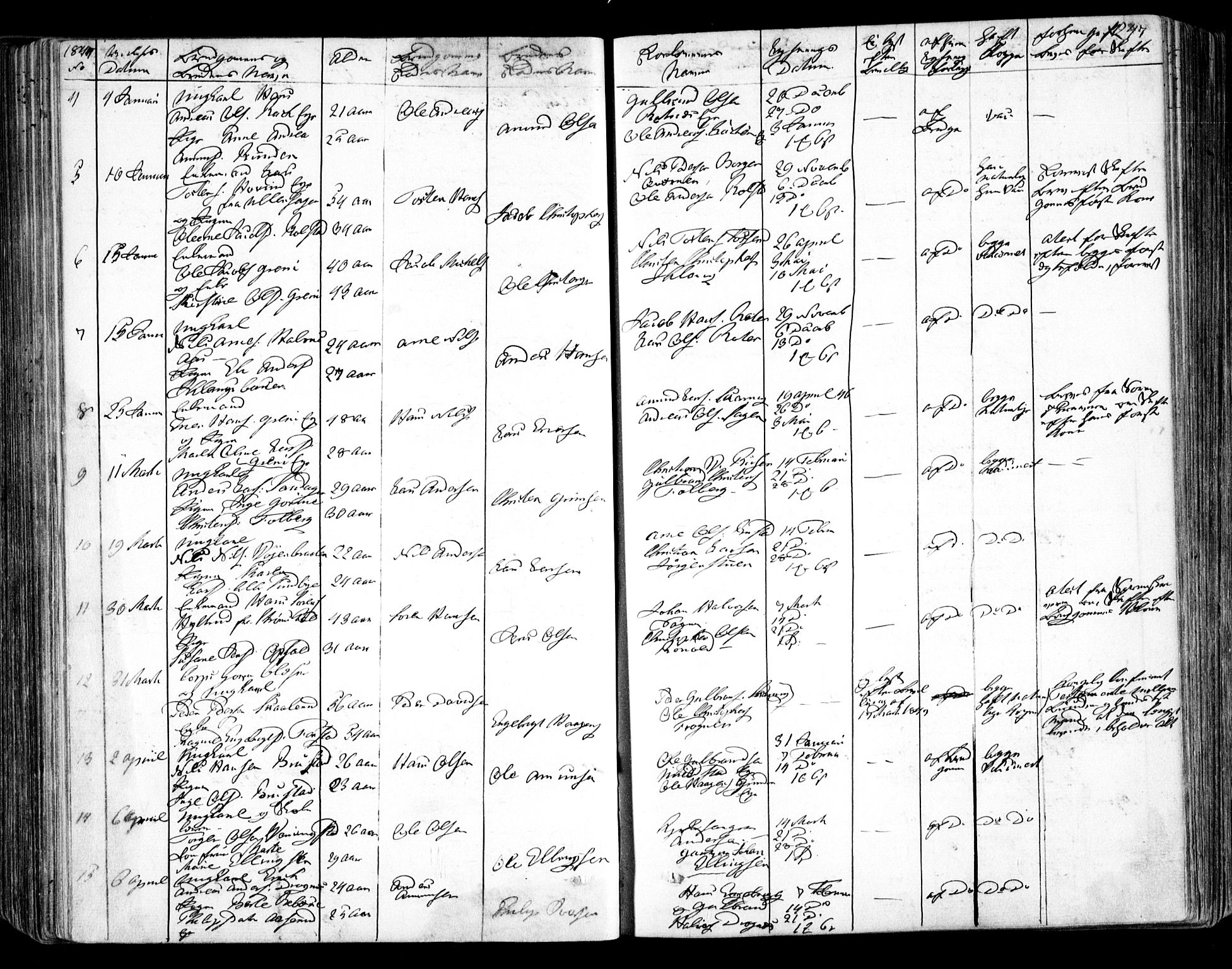 Nes prestekontor Kirkebøker, SAO/A-10410/F/Fa/L0007: Parish register (official) no. I 7, 1846-1858, p. 247