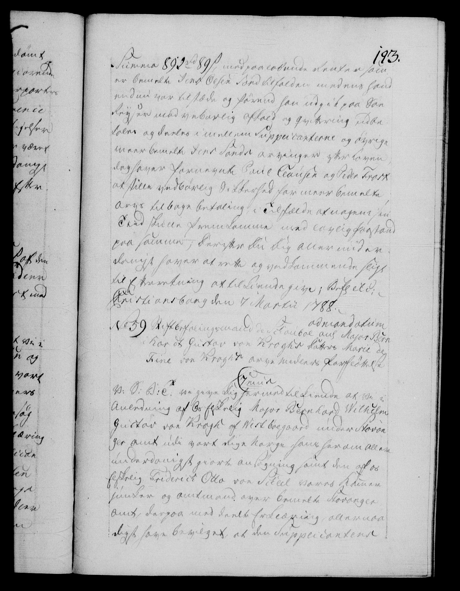 Danske Kanselli 1572-1799, AV/RA-EA-3023/F/Fc/Fca/Fcab/L0044: Norske tegnelser, 1787-1791, p. 193a