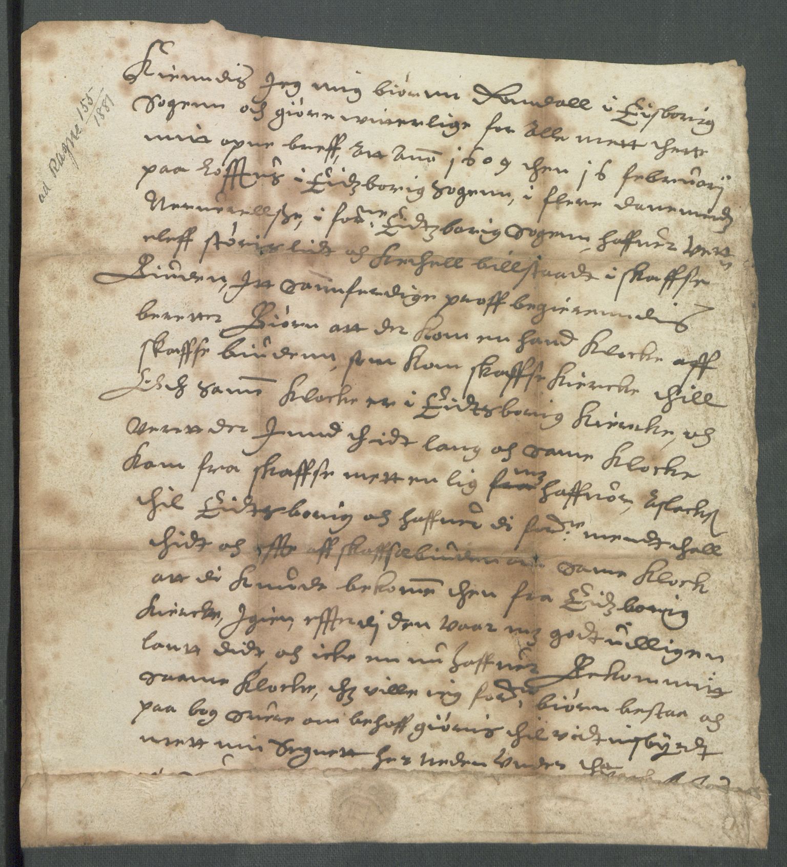 Riksarkivets diplomsamling, AV/RA-EA-5965/F02/L0118: Dokumenter, 1609, p. 4