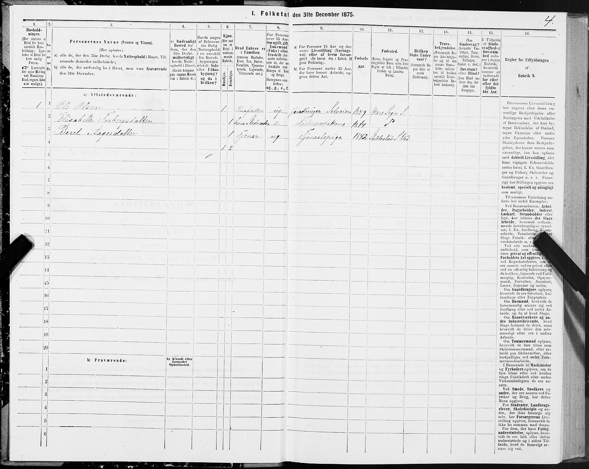 SAT, 1875 census for 1731P Sparbu, 1875, p. 3004