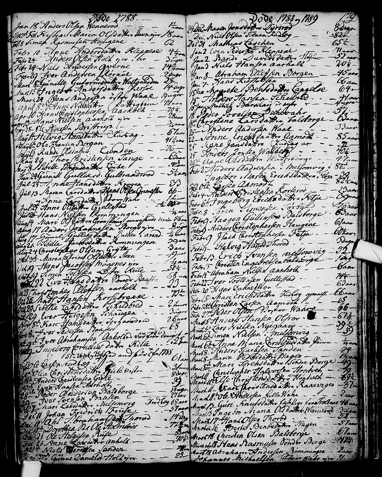 Stokke kirkebøker, AV/SAKO-A-320/F/Fa/L0003: Parish register (official) no. I 3, 1771-1803, p. 179