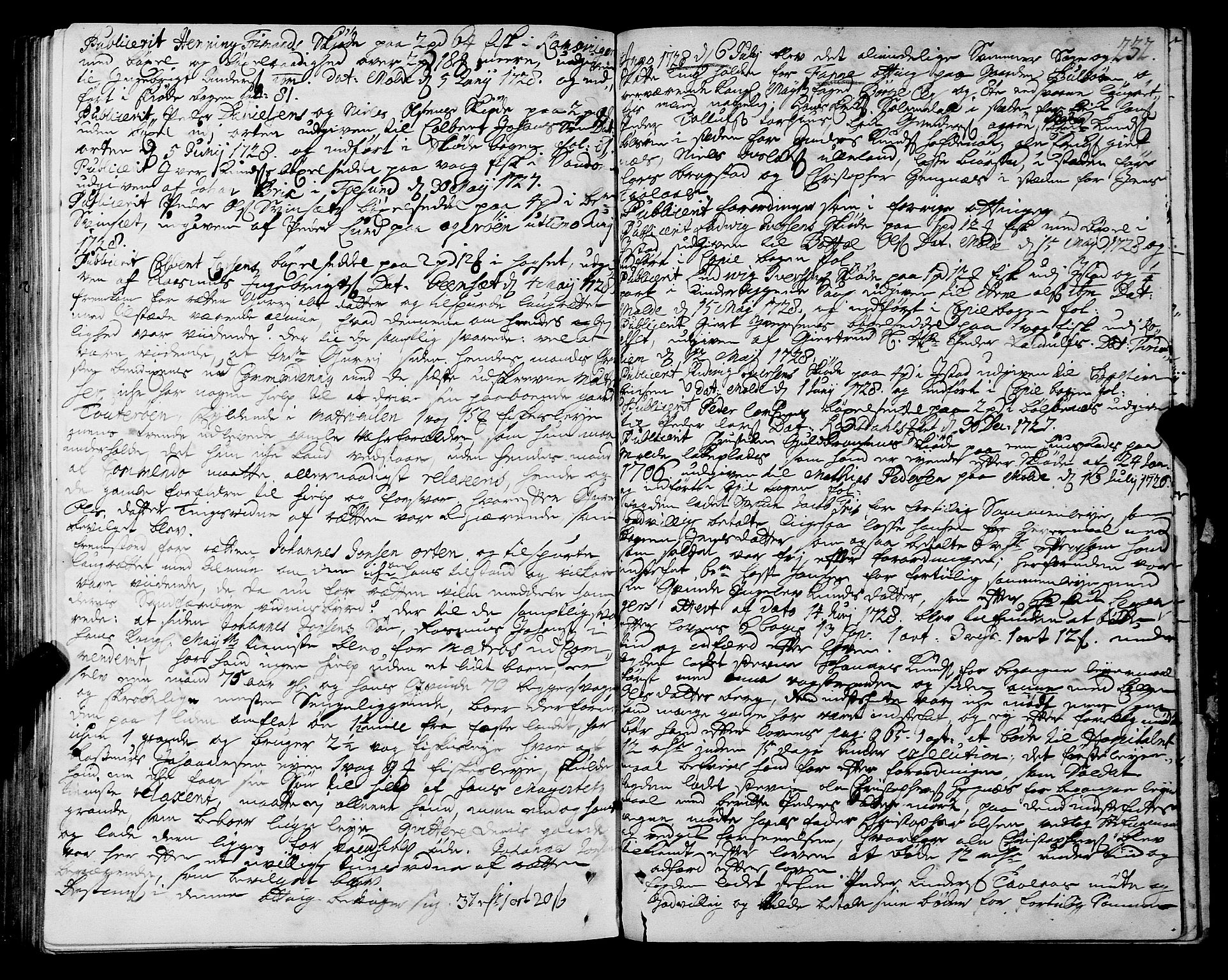 Romsdal sorenskriveri, SAT/A-4149/1/1/1A/L0009: Tingbok, 1722-1728, p. 231b-232a