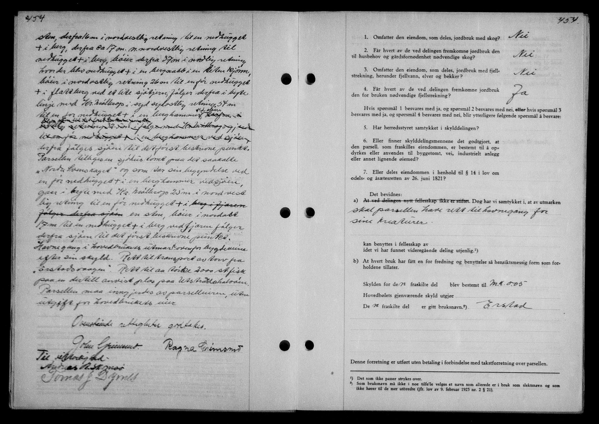 Nordmøre sorenskriveri, AV/SAT-A-4132/1/2/2Ca/L0088: Mortgage book no. 78, 1936-1936, Diary no: : 1374/1936