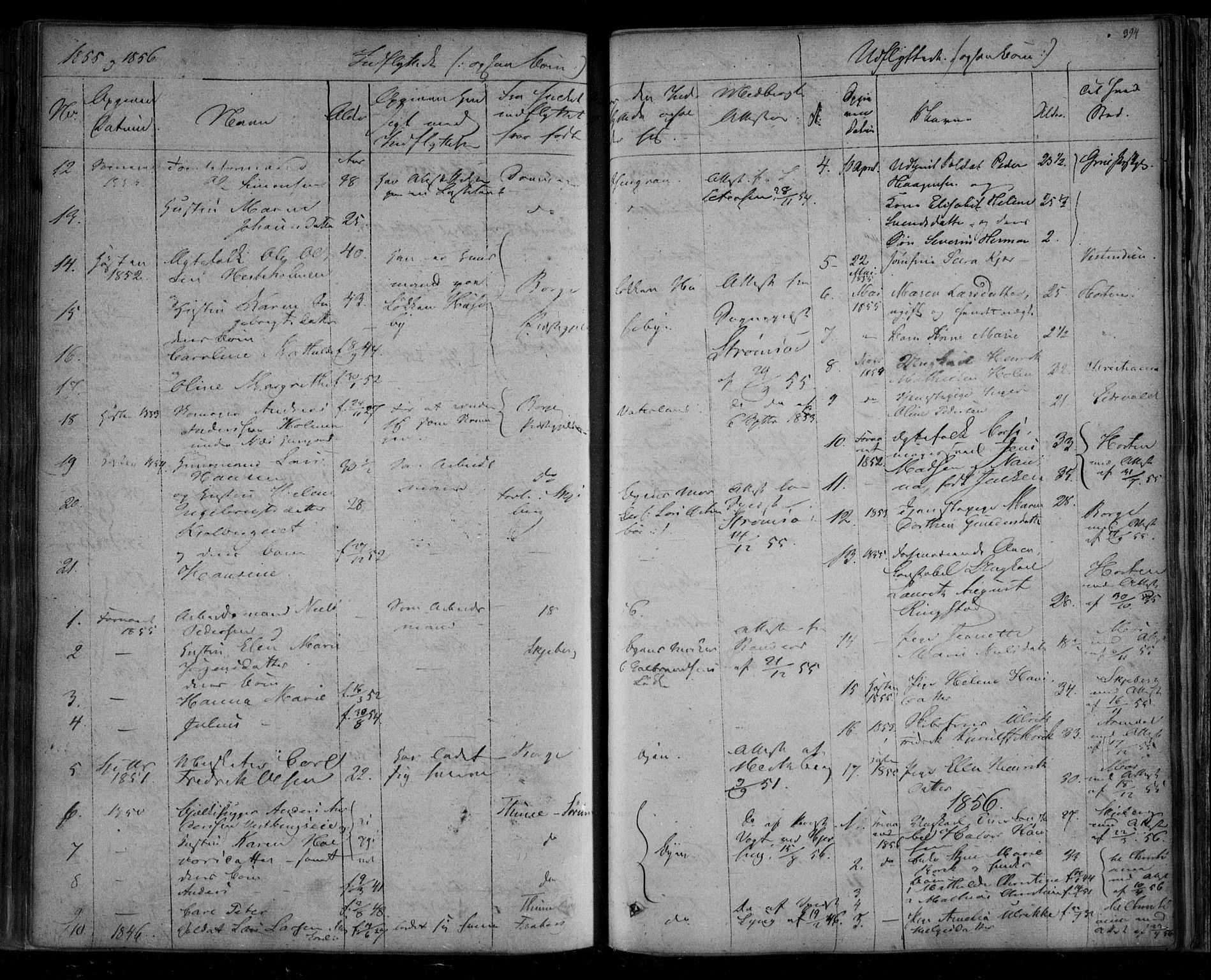 Fredrikstad prestekontor Kirkebøker, AV/SAO-A-11082/F/Fa/L0005: Parish register (official) no. 5, 1835-1856, p. 394