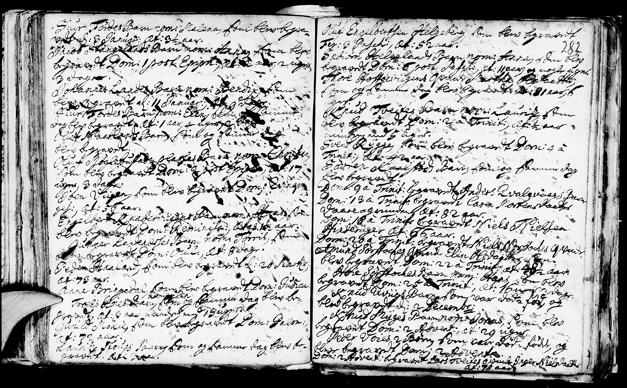 Avaldsnes sokneprestkontor, AV/SAST-A -101851/H/Ha/Haa/L0001: Parish register (official) no. A 1, 1711-1764, p. 282