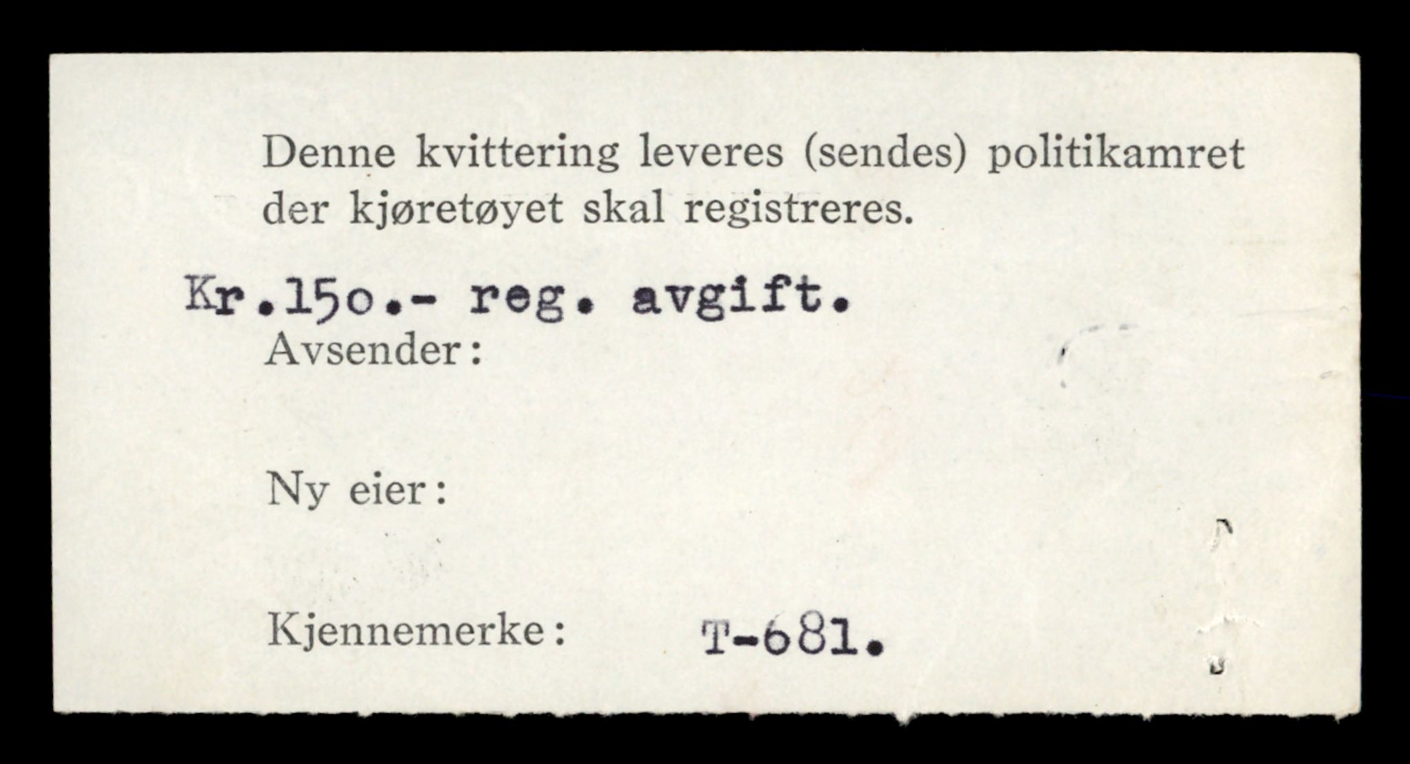 Møre og Romsdal vegkontor - Ålesund trafikkstasjon, SAT/A-4099/F/Fe/L0007: Registreringskort for kjøretøy T 651 - T 746, 1927-1998, p. 1032