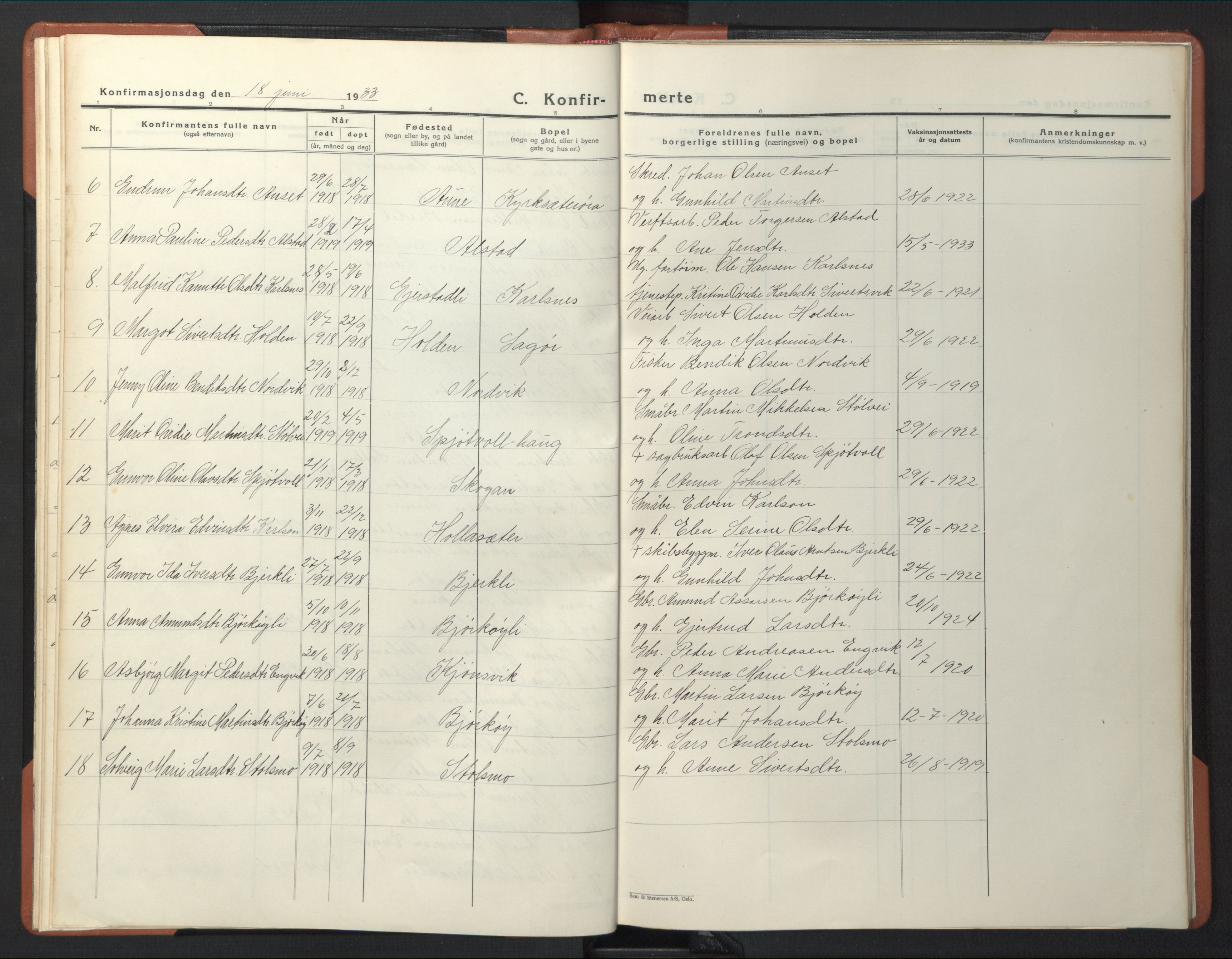 Ministerialprotokoller, klokkerbøker og fødselsregistre - Sør-Trøndelag, SAT/A-1456/630/L0507: Parish register (copy) no. 630C05, 1921-1946