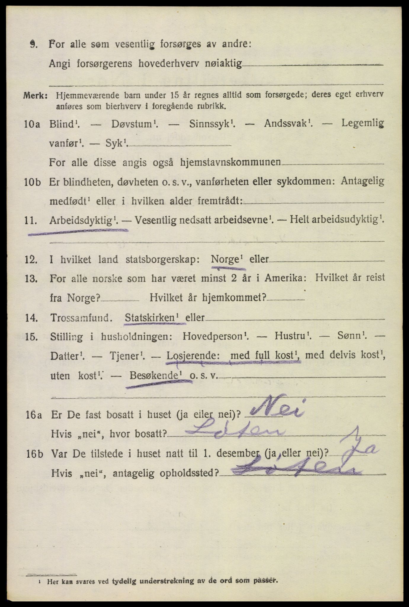 SAH, 1920 census for Ringsaker, 1920, p. 9343