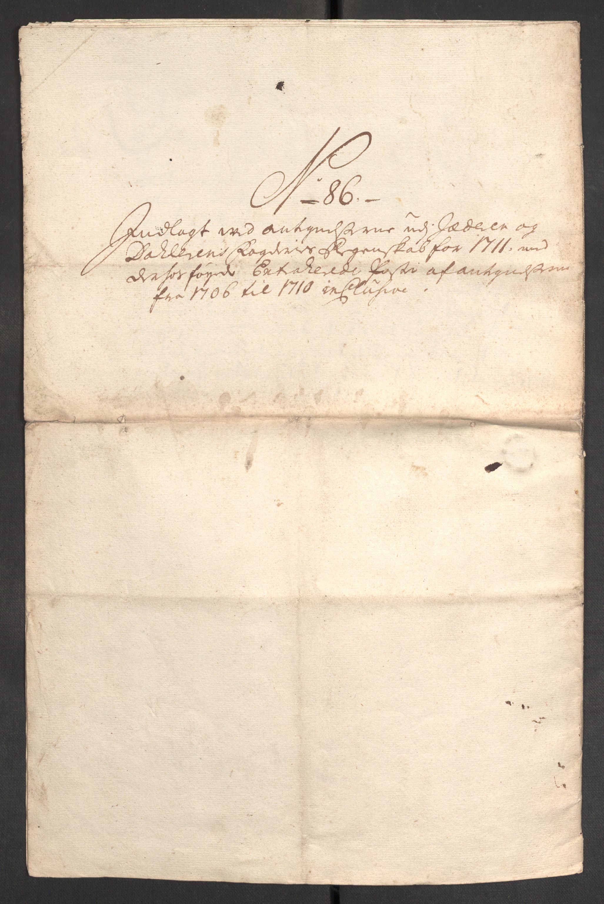 Rentekammeret inntil 1814, Reviderte regnskaper, Fogderegnskap, AV/RA-EA-4092/R46/L2736: Fogderegnskap Jæren og Dalane, 1711, p. 262