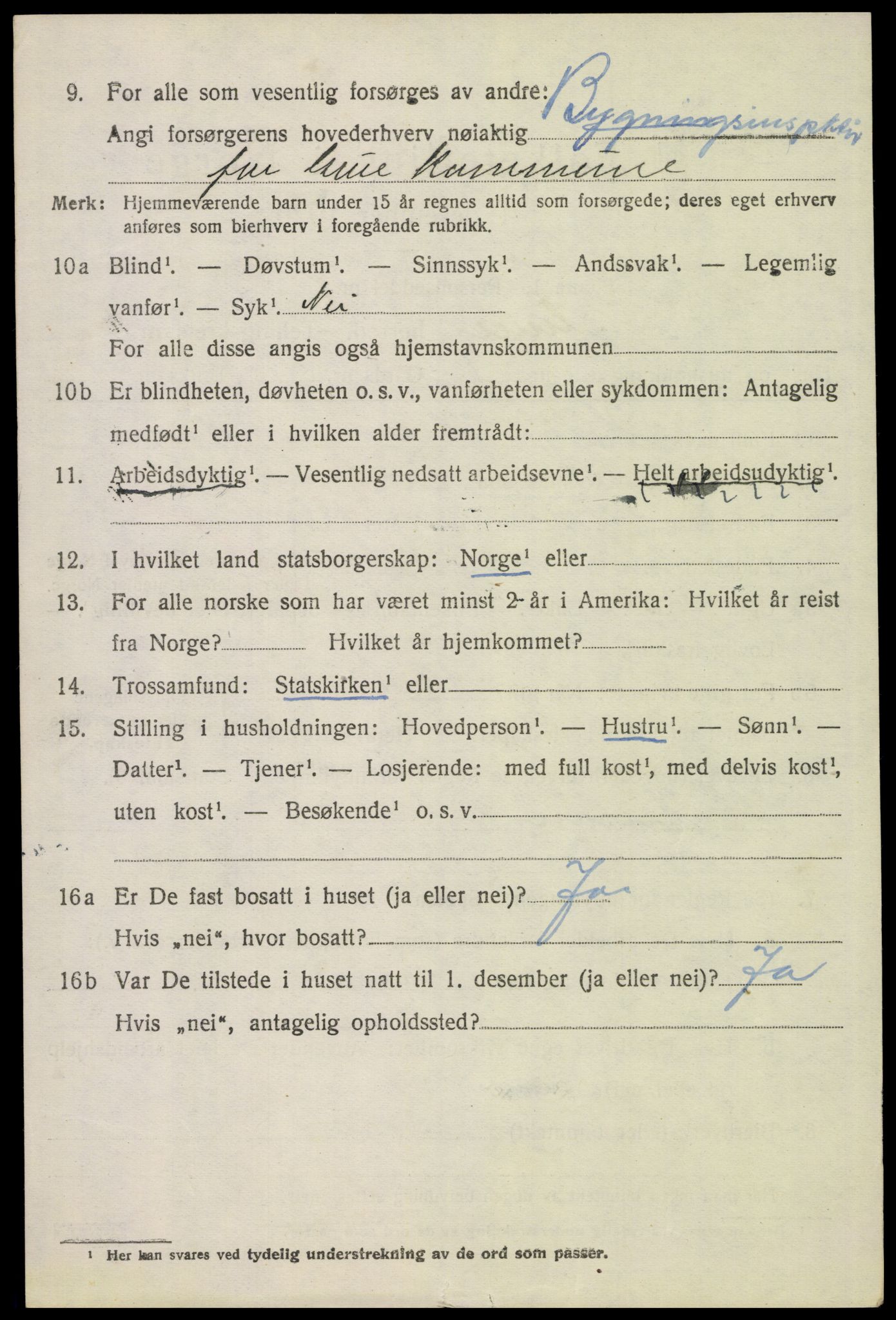 SAH, 1920 census for Grue, 1920, p. 8296