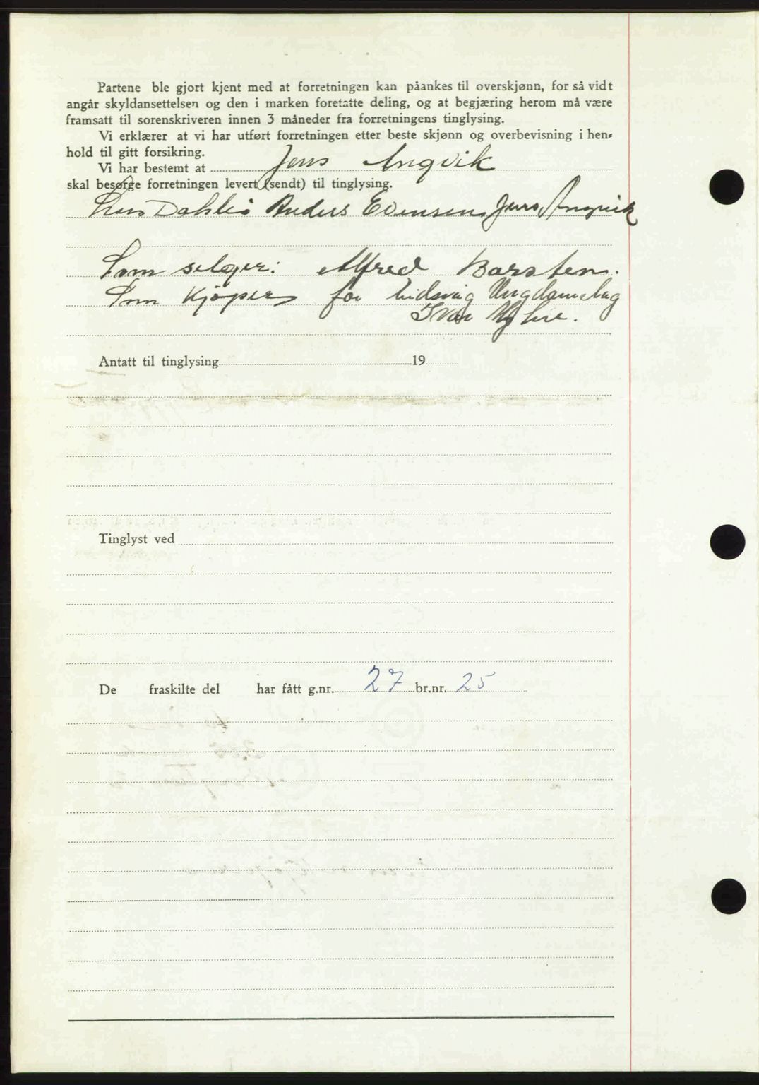 Romsdal sorenskriveri, AV/SAT-A-4149/1/2/2C: Mortgage book no. A32, 1950-1950, Diary no: : 417/1950