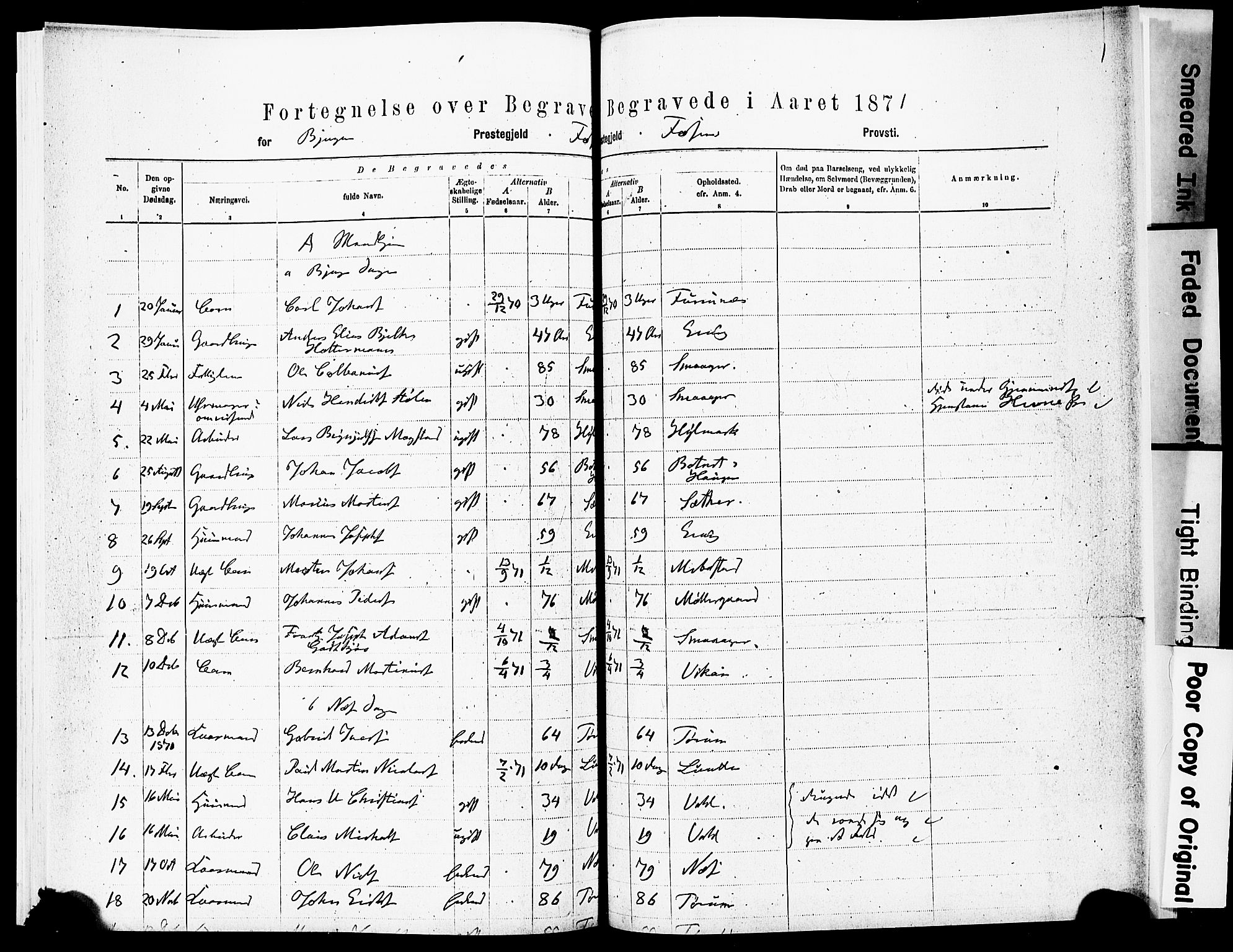 Ministerialprotokoller, klokkerbøker og fødselsregistre - Sør-Trøndelag, AV/SAT-A-1456/651/L0642: Parish register (official) no. 651A01, 1866-1872