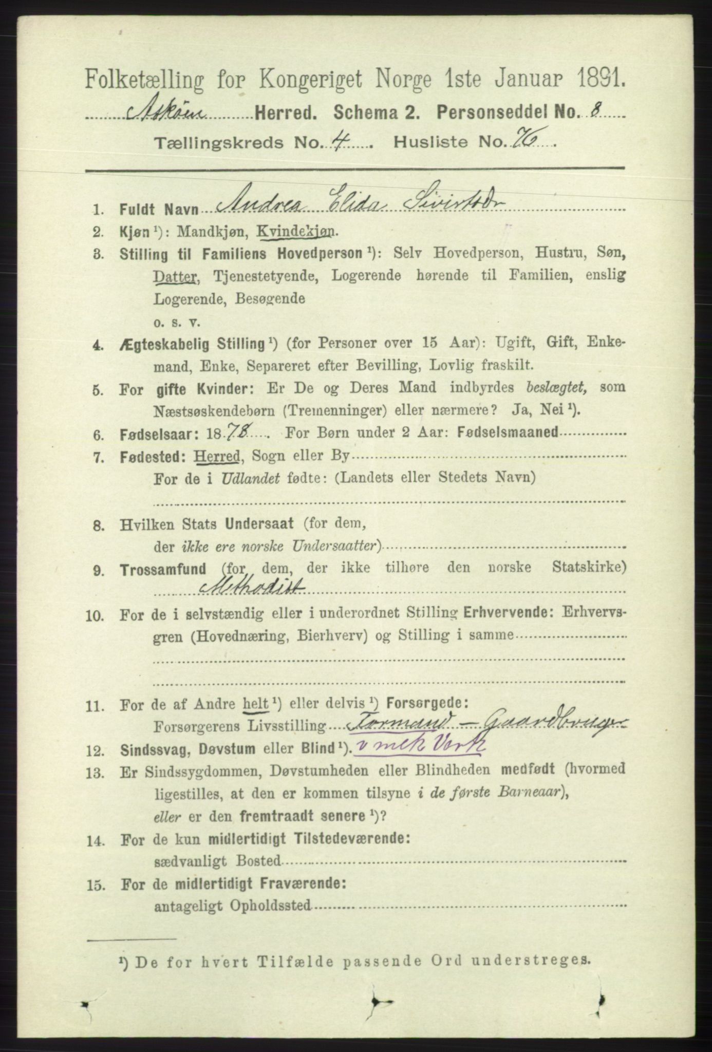 RA, 1891 census for 1247 Askøy, 1891, p. 3419