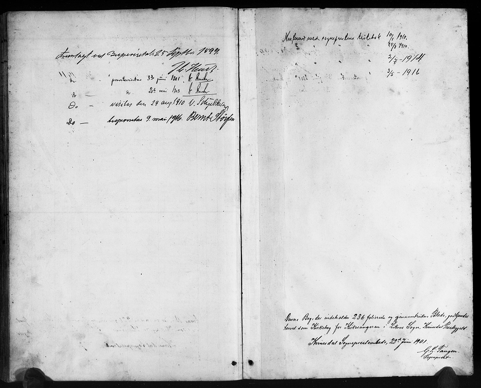 Kvinesdal sokneprestkontor, SAK/1111-0026/F/Fb/Fbb/L0003: Parish register (copy) no. B 3, 1898-1916