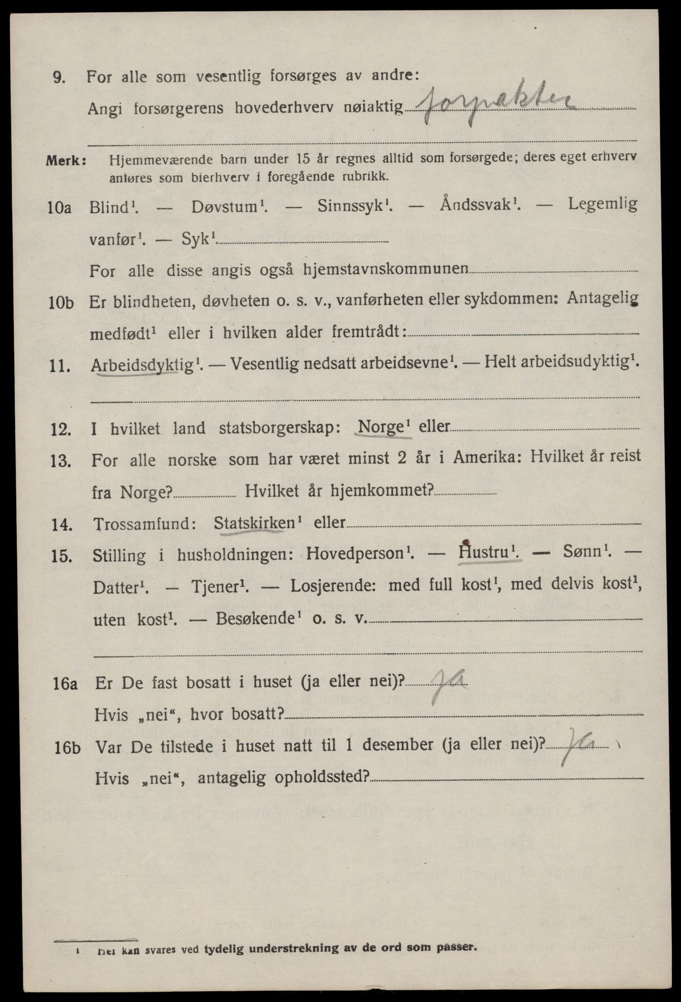 SAST, 1920 census for Hjelmeland, 1920, p. 4142