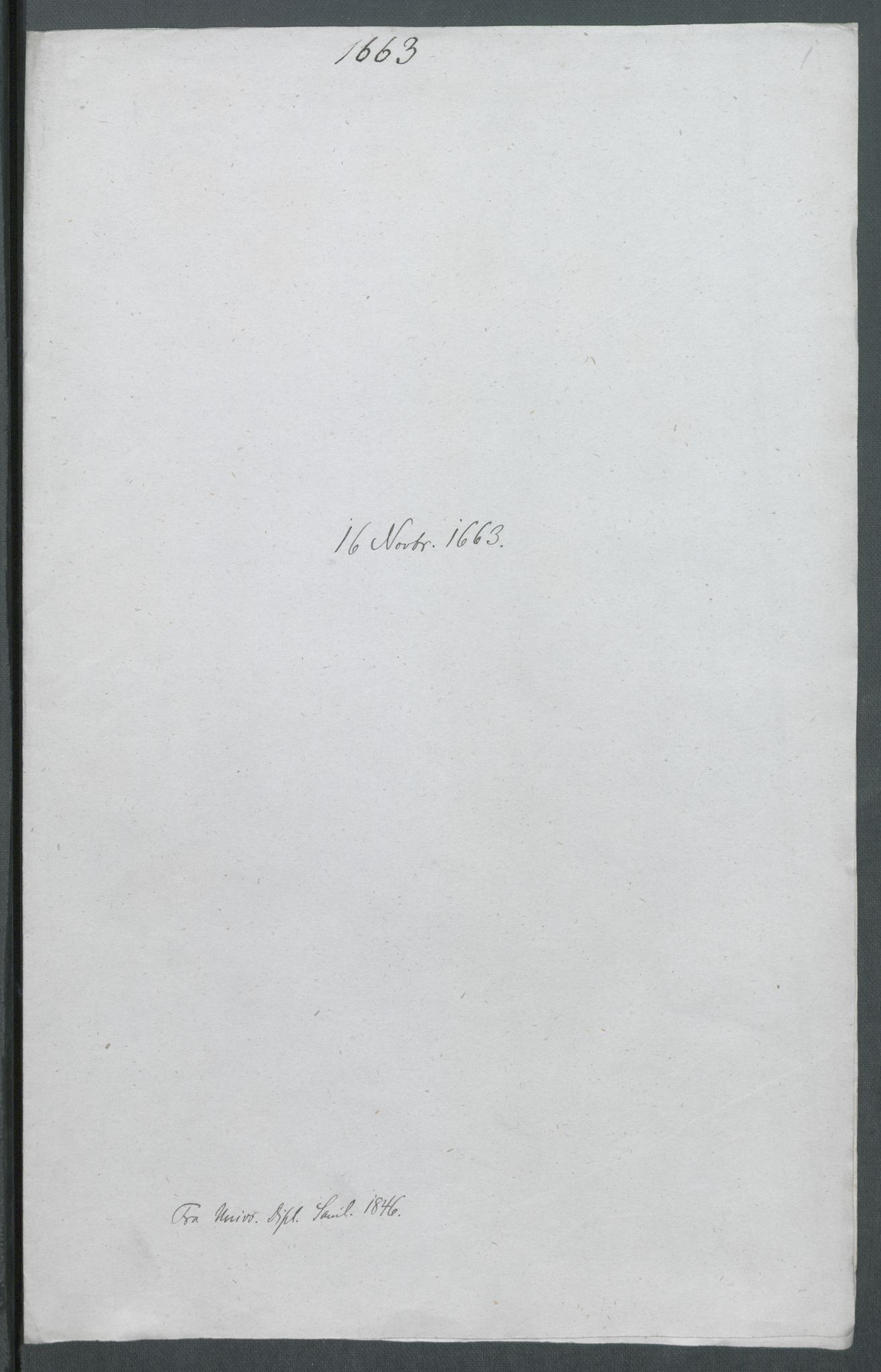 Riksarkivets diplomsamling, RA/EA-5965/F02/L0169: Dokumenter, 1661-1663, p. 230