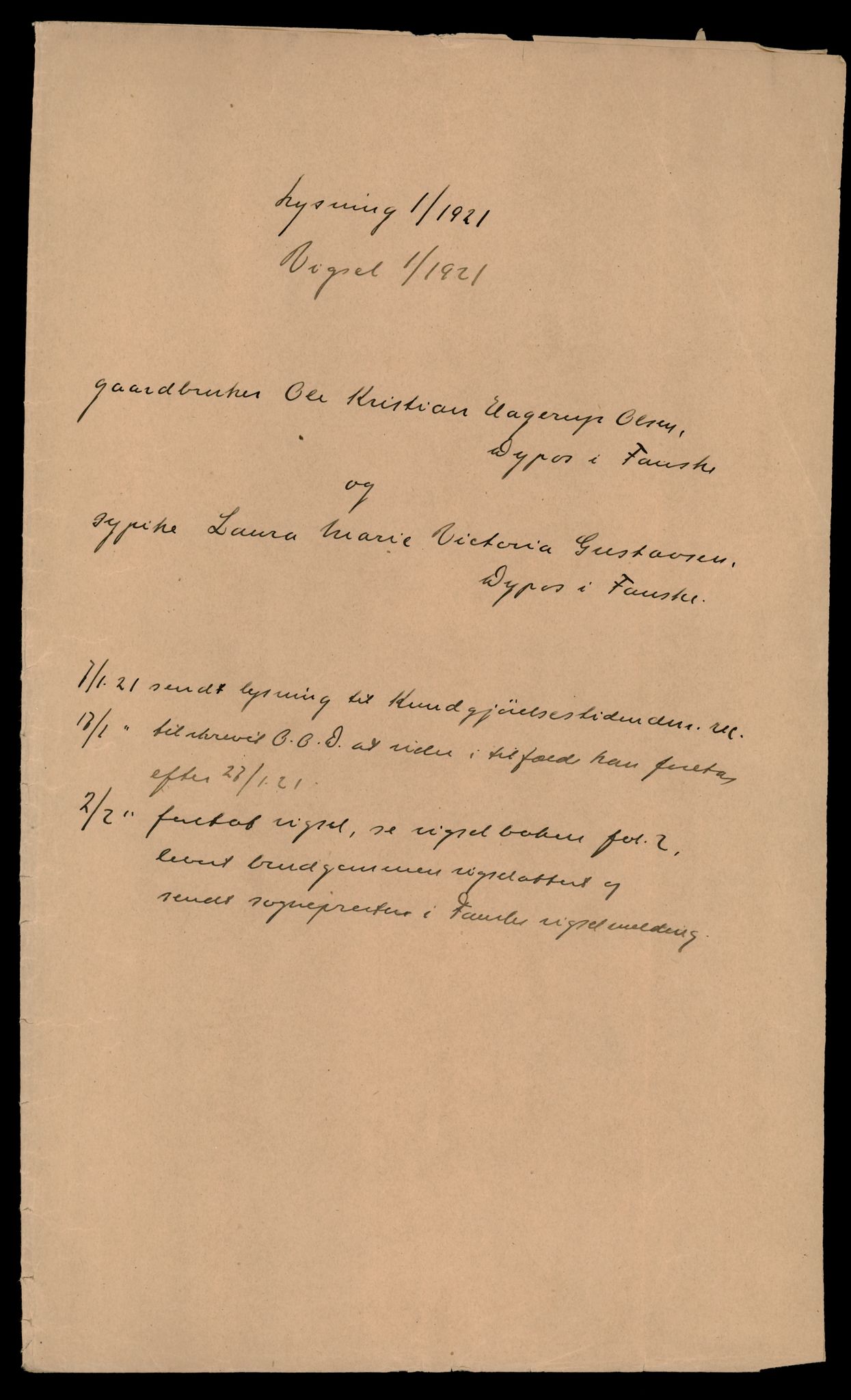 Salten sorenskriveri, AV/SAT-A-4578/1/6/6D/L0009: Lysingsbok, 1919-1928, p. 11