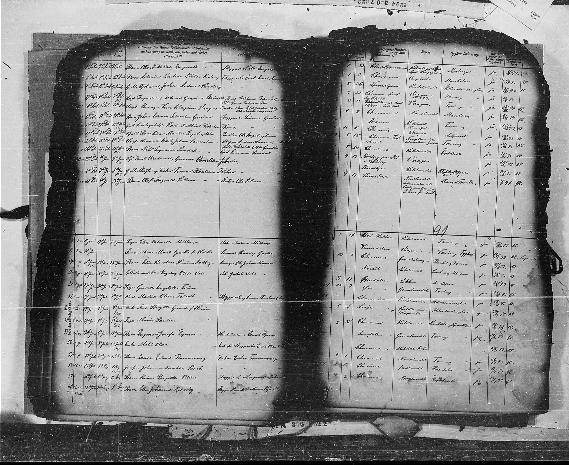 Ministerialprotokoller, klokkerbøker og fødselsregistre - Møre og Romsdal, AV/SAT-A-1454/572/L0853: Parish register (official) no. 572A16, 1880-1901, p. 91