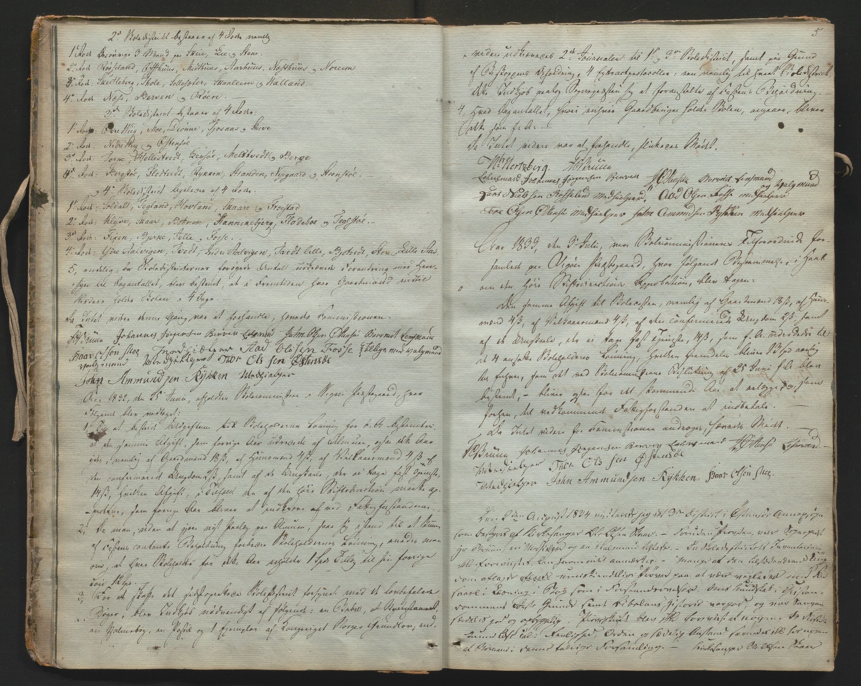 Kvam sokneprestembete, AV/SAB-A-76201/J/Jb/Jba/L0001: Forhandlingsprotokoll Vikør skulekommisjon, 1828-1875