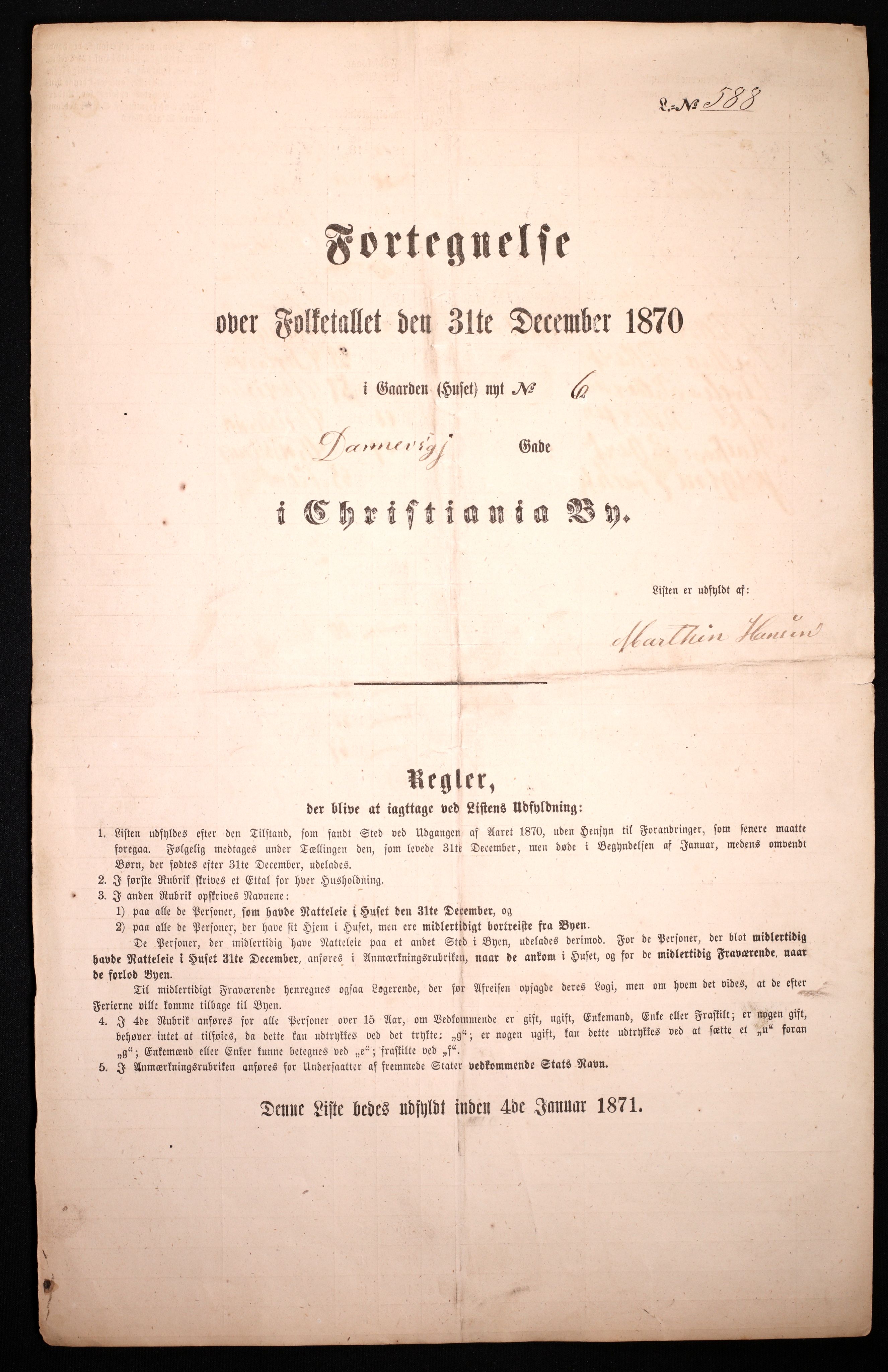 RA, 1870 census for 0301 Kristiania, 1870, p. 646