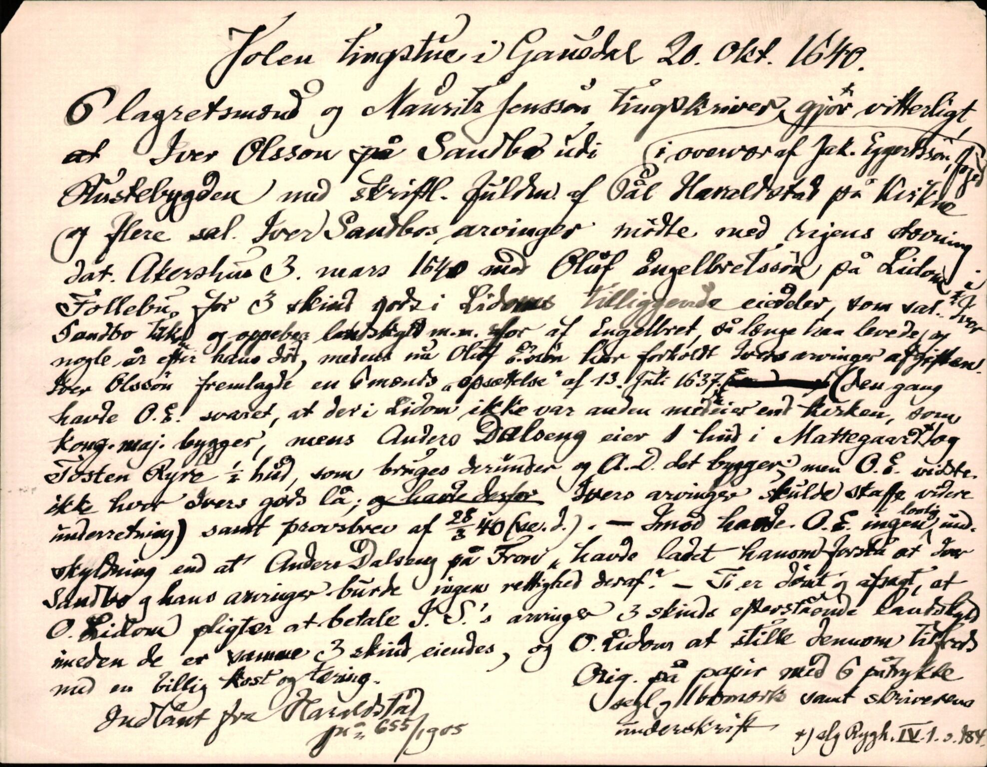 Riksarkivets diplomsamling, AV/RA-EA-5965/F35/F35d/L0003: Innlånte diplomer, seddelregister, 1621-1642, p. 691