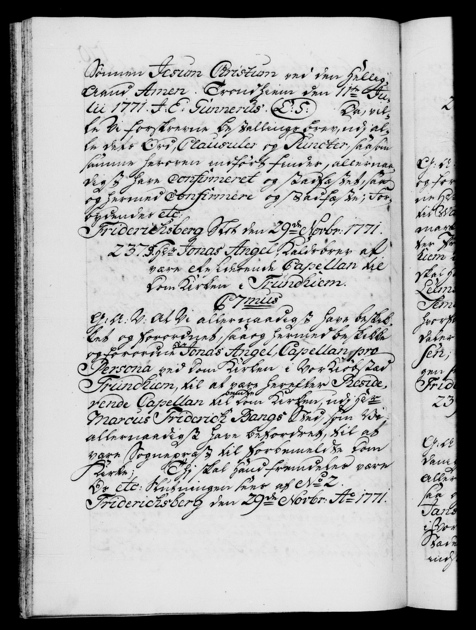 Danske Kanselli 1572-1799, RA/EA-3023/F/Fc/Fca/Fcaa/L0045: Norske registre "Norske eller 3. dept.s åpne brev, 1771-1773, p. 170b