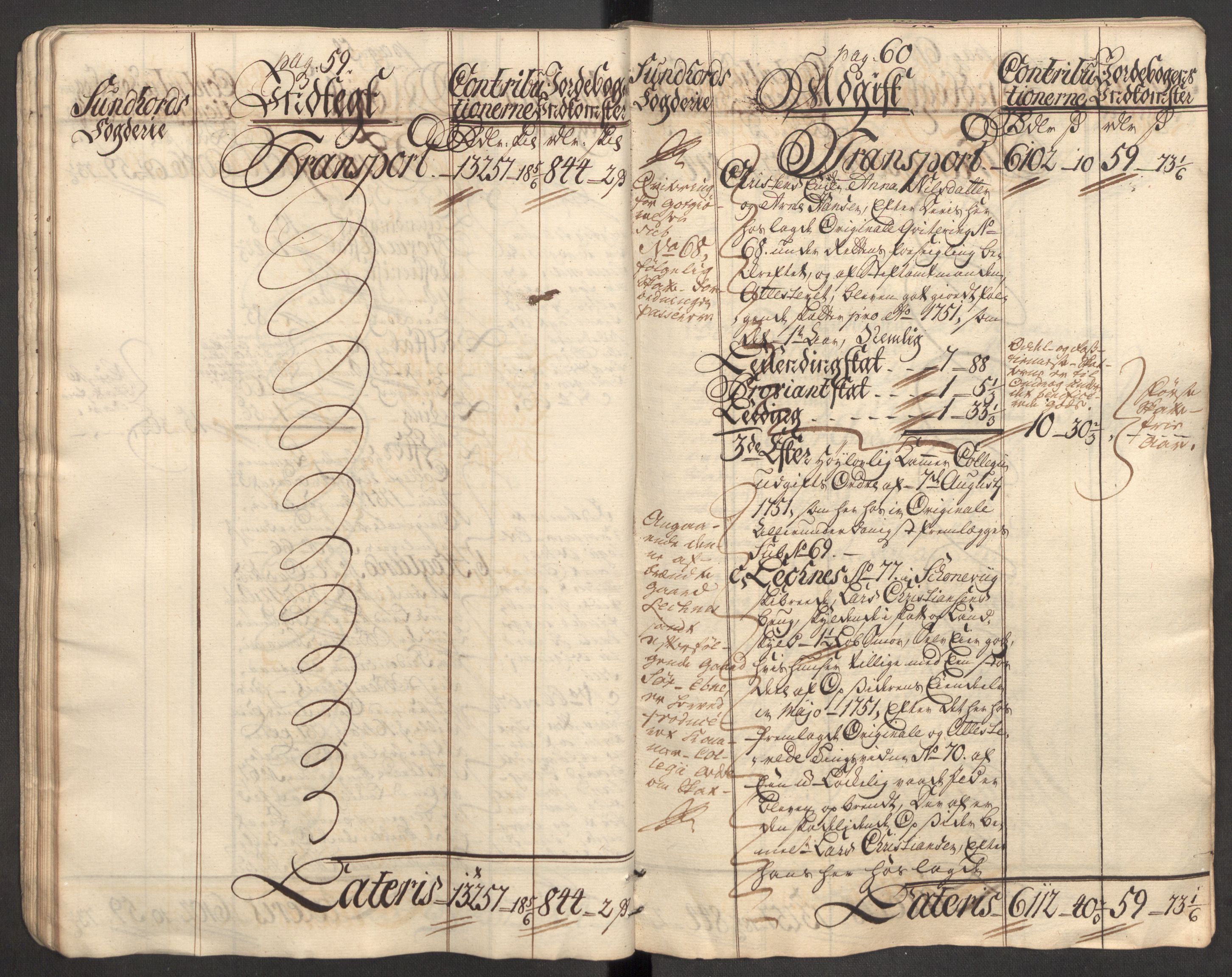 Rentekammeret inntil 1814, Reviderte regnskaper, Fogderegnskap, AV/RA-EA-4092/R48/L3056: Fogderegnskap Sunnhordland og Hardanger, 1751, p. 34