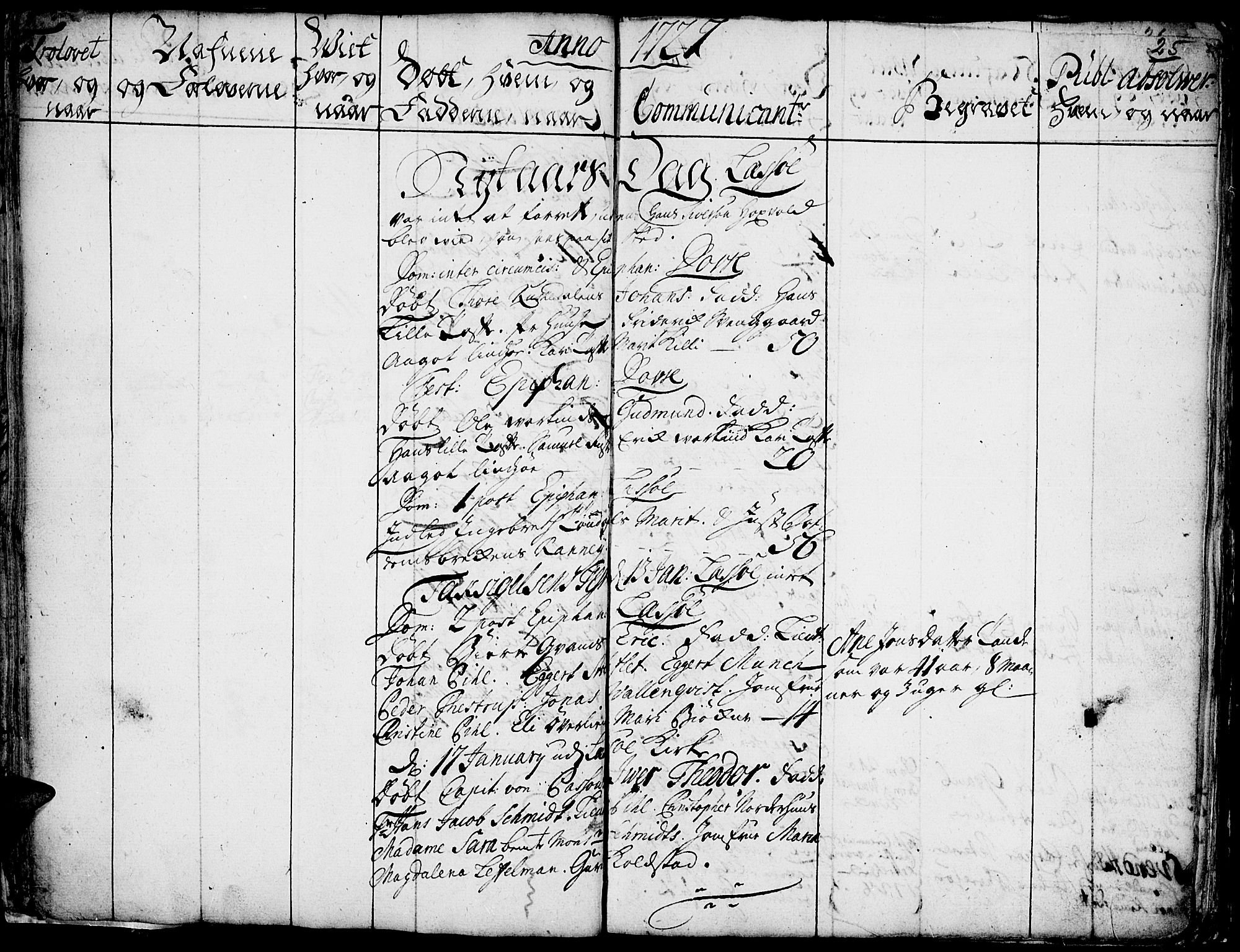 Lesja prestekontor, SAH/PREST-068/H/Ha/Haa/L0001: Parish register (official) no. 1, 1724-1731, p. 25