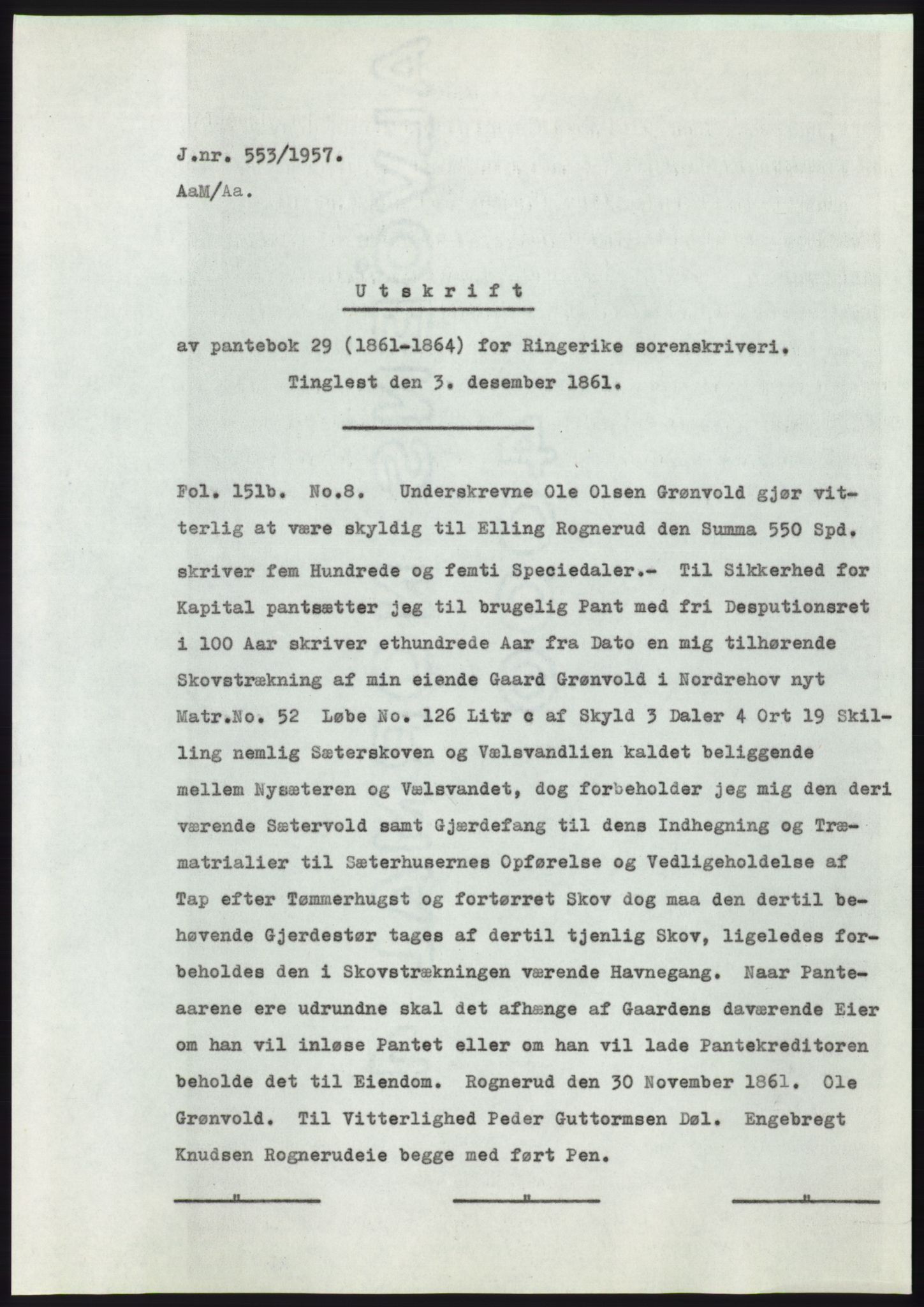 Statsarkivet i Kongsberg, SAKO/A-0001, 1957, p. 216