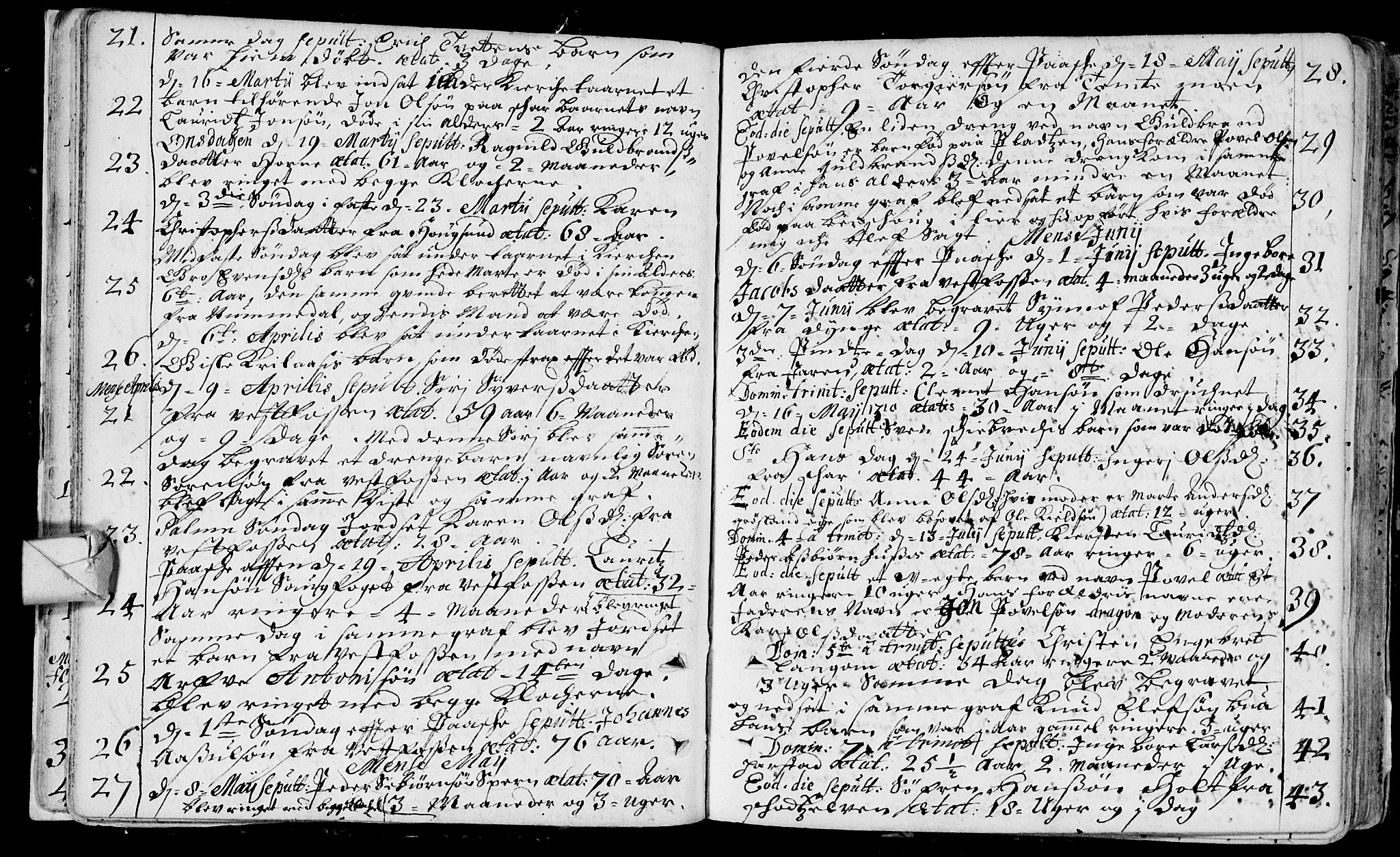 Eiker kirkebøker, SAKO/A-4/F/Fa/L0006: Parish register (official) no. I 6 /1, 1705-1733