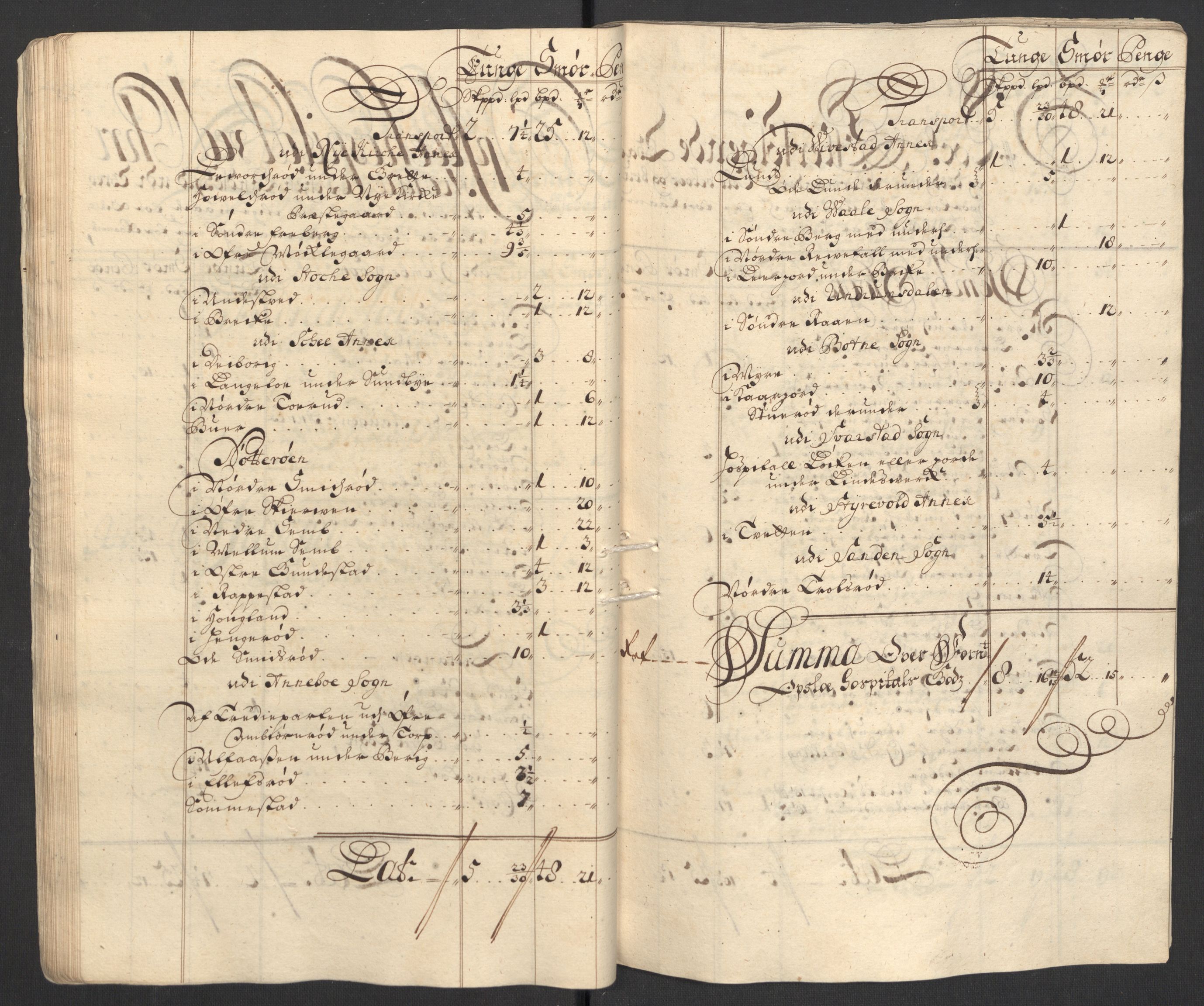 Rentekammeret inntil 1814, Reviderte regnskaper, Fogderegnskap, AV/RA-EA-4092/R32/L1871: Fogderegnskap Jarlsberg grevskap, 1703-1705, p. 585