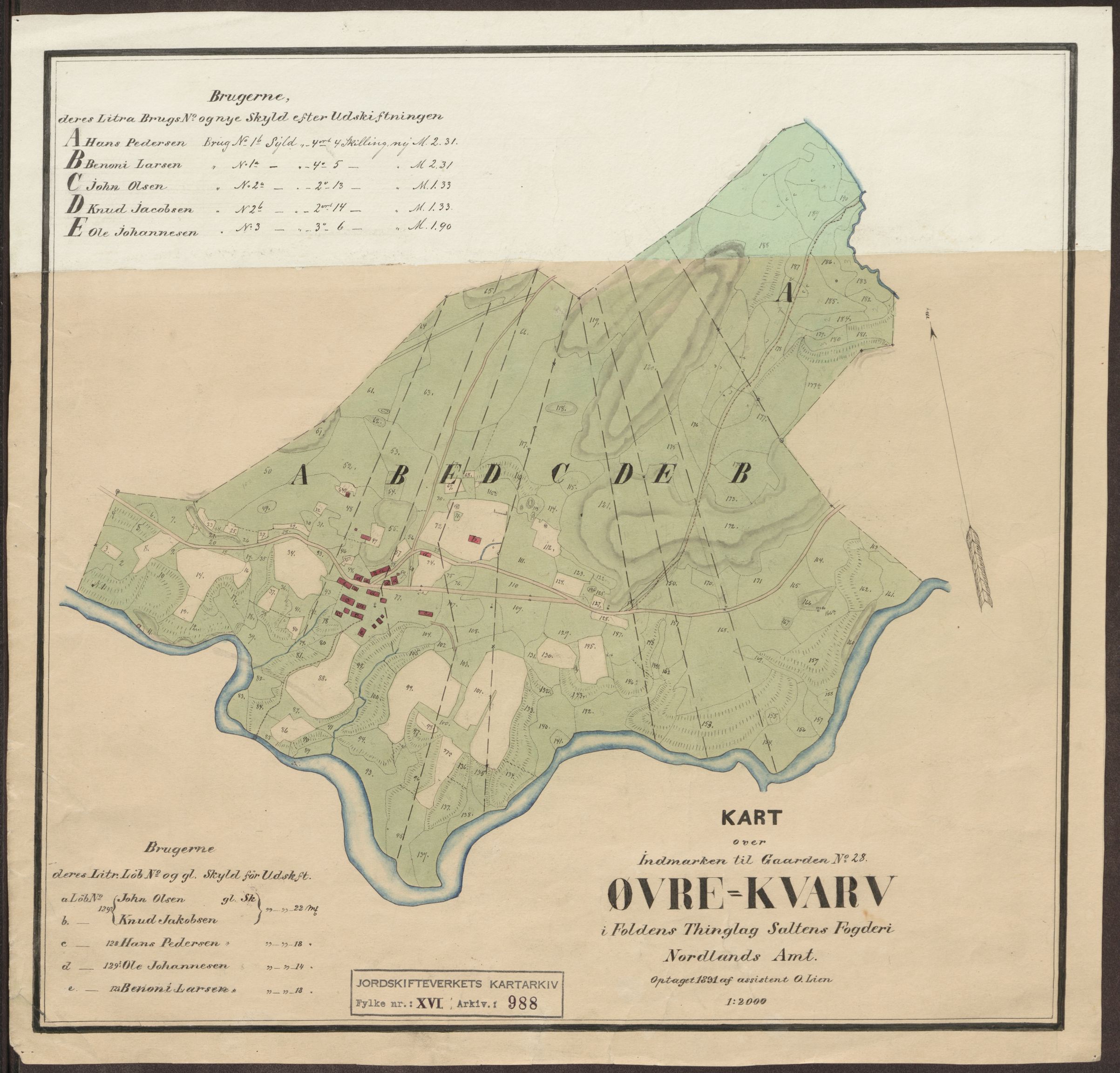 Jordskifteverkets kartarkiv, AV/RA-S-3929/T, 1859-1988, p. 1141