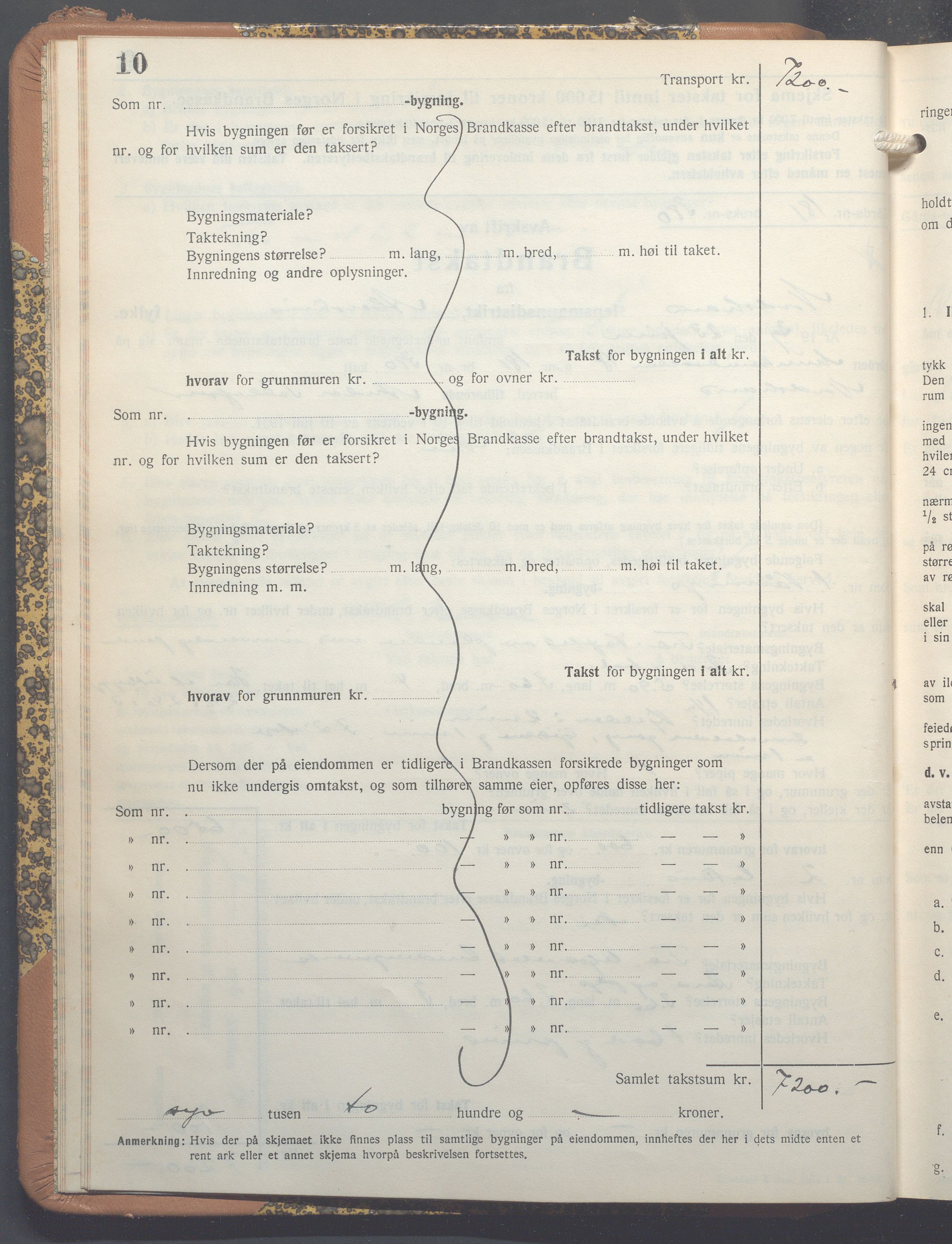 Lensmennene i Aker, OBA/A-10133/F/Fd/L0009: Branntakstprotokoll, 1939-1949, p. 10