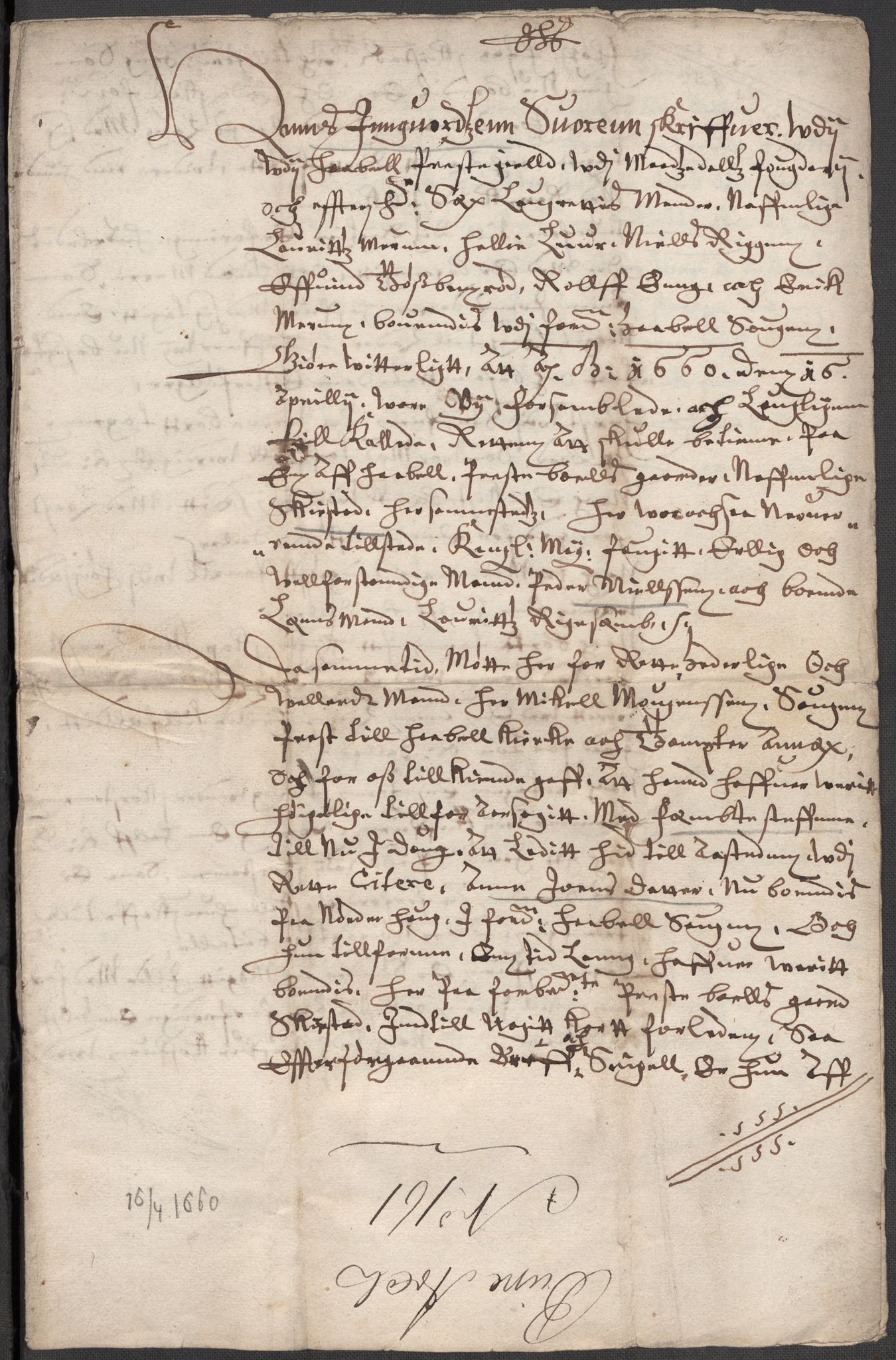 Riksarkivets diplomsamling, AV/RA-EA-5965/F15/L0005: Prestearkiv - Østfold, 1572-1830, p. 270