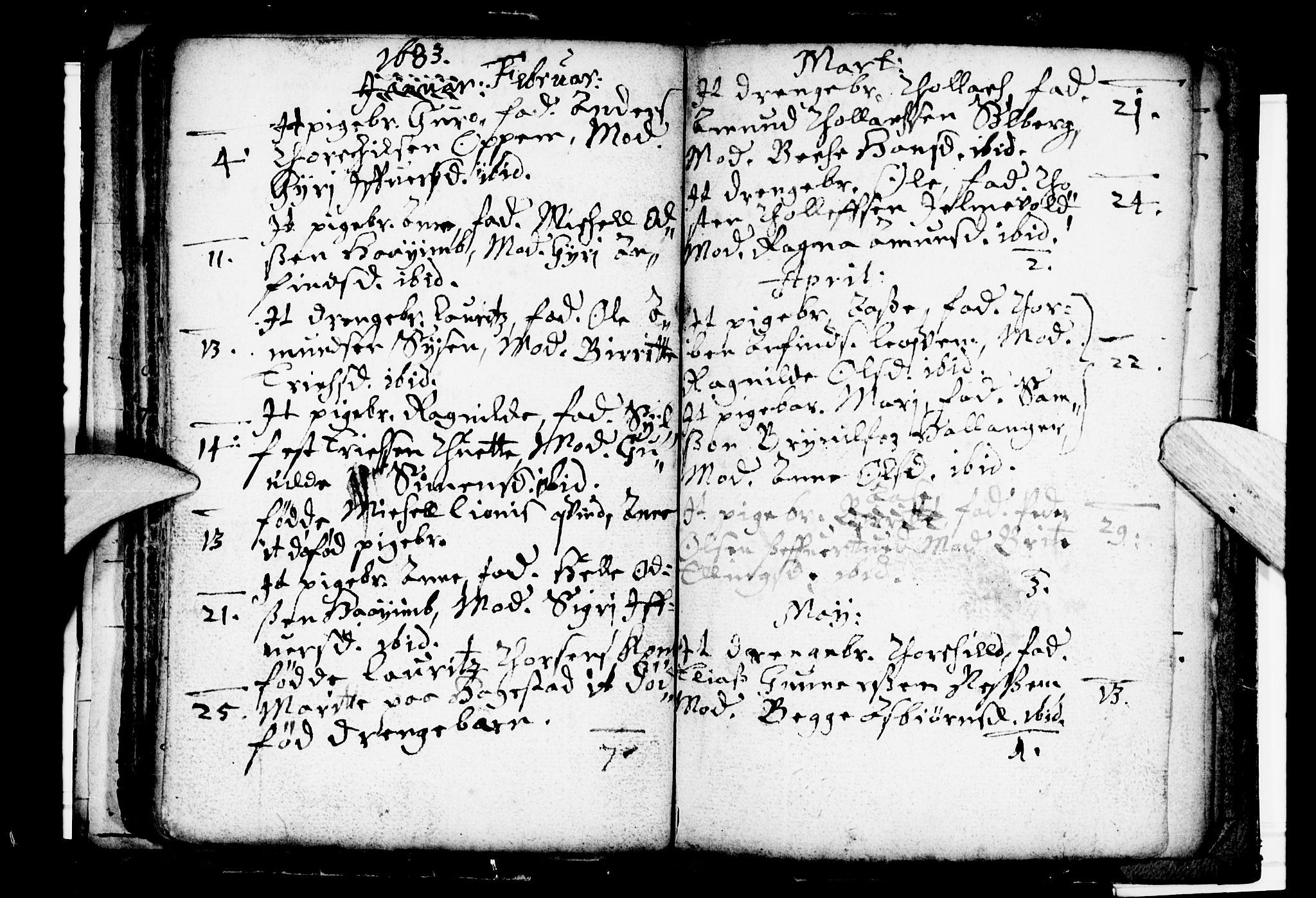 Ulvik sokneprestembete, SAB/A-78801/H/Haa: Parish register (official) no. A 1, 1664-1685, p. 22