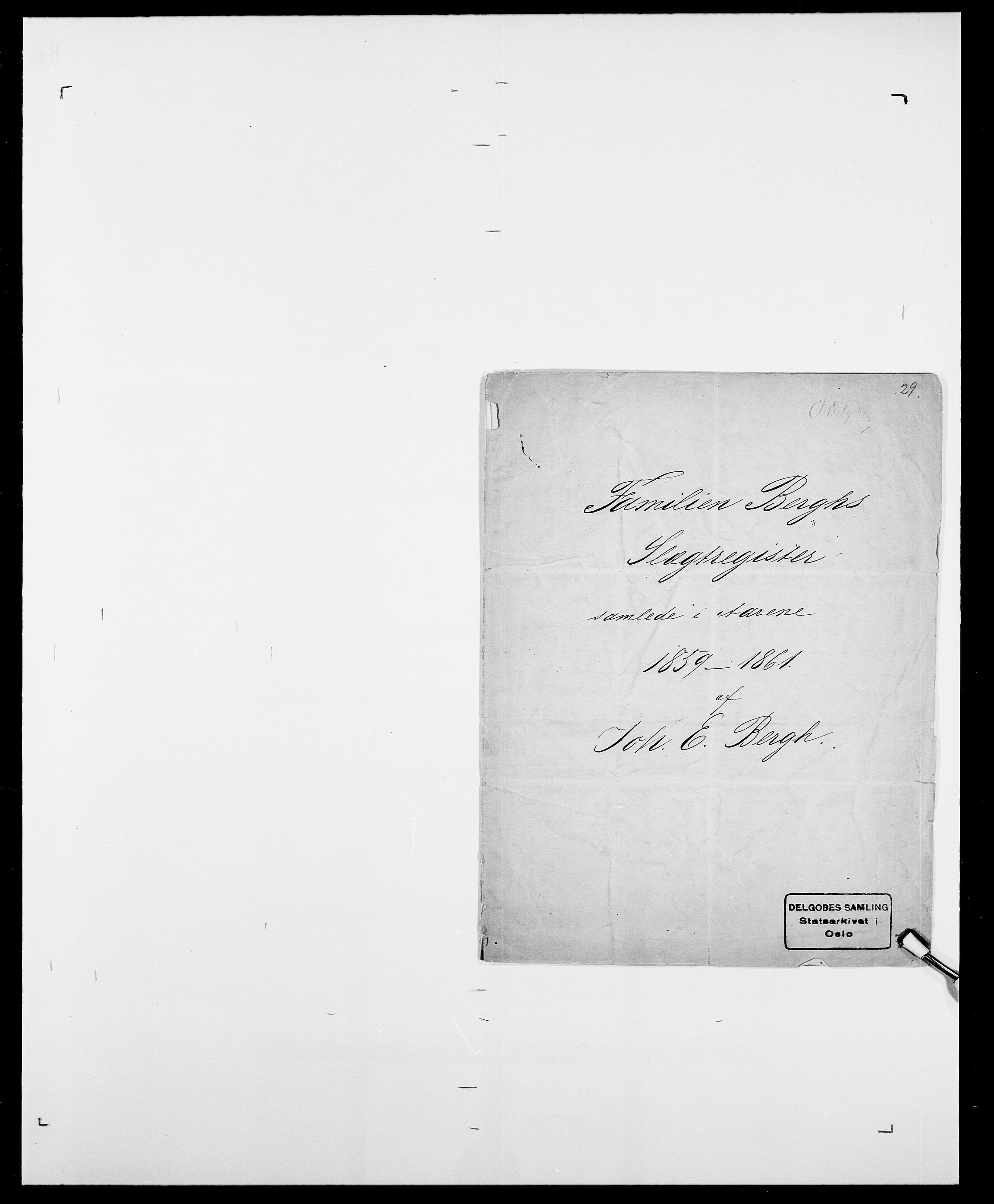 Delgobe, Charles Antoine - samling, AV/SAO-PAO-0038/D/Da/L0003: Barca - Bergen, p. 874