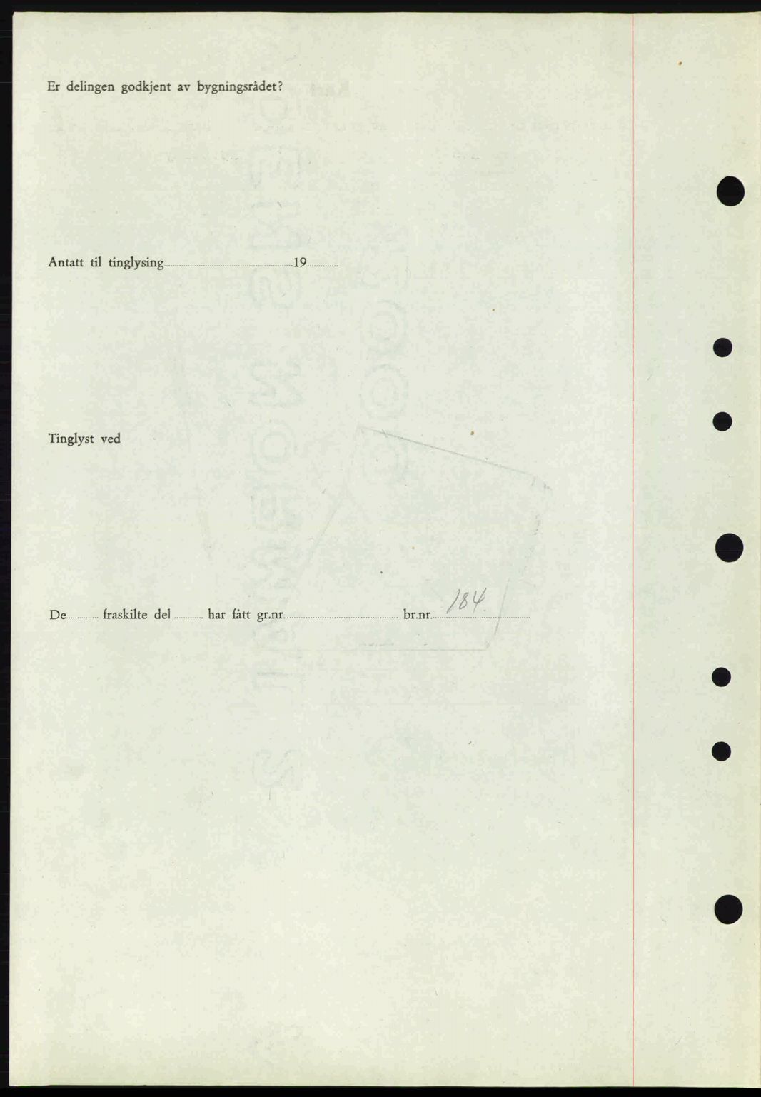 Tønsberg sorenskriveri, AV/SAKO-A-130/G/Ga/Gaa/L0015: Mortgage book no. A15, 1944-1944, Diary no: : 1834/1944