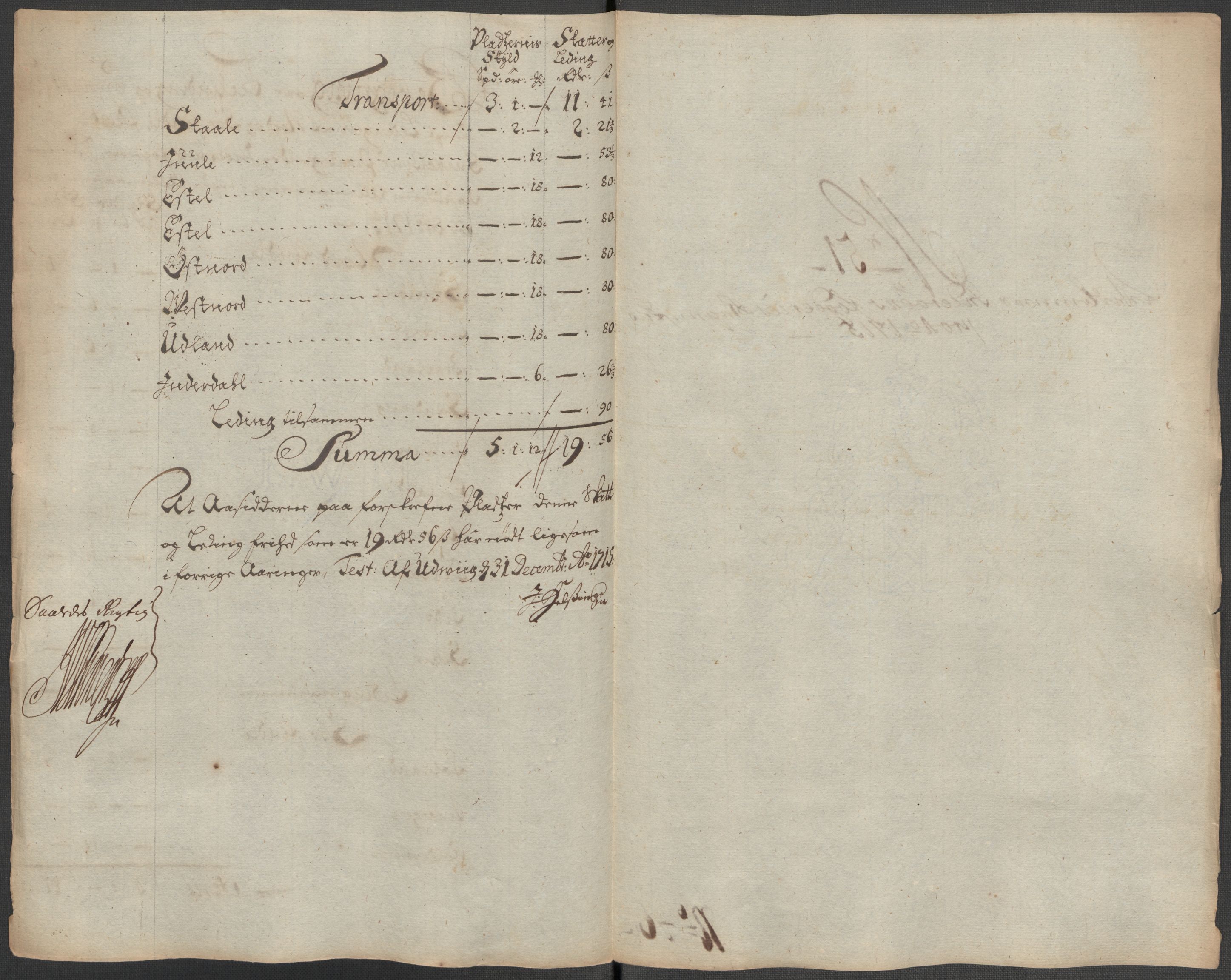 Rentekammeret inntil 1814, Reviderte regnskaper, Fogderegnskap, AV/RA-EA-4092/R63/L4323: Fogderegnskap Inderøy, 1715, p. 366