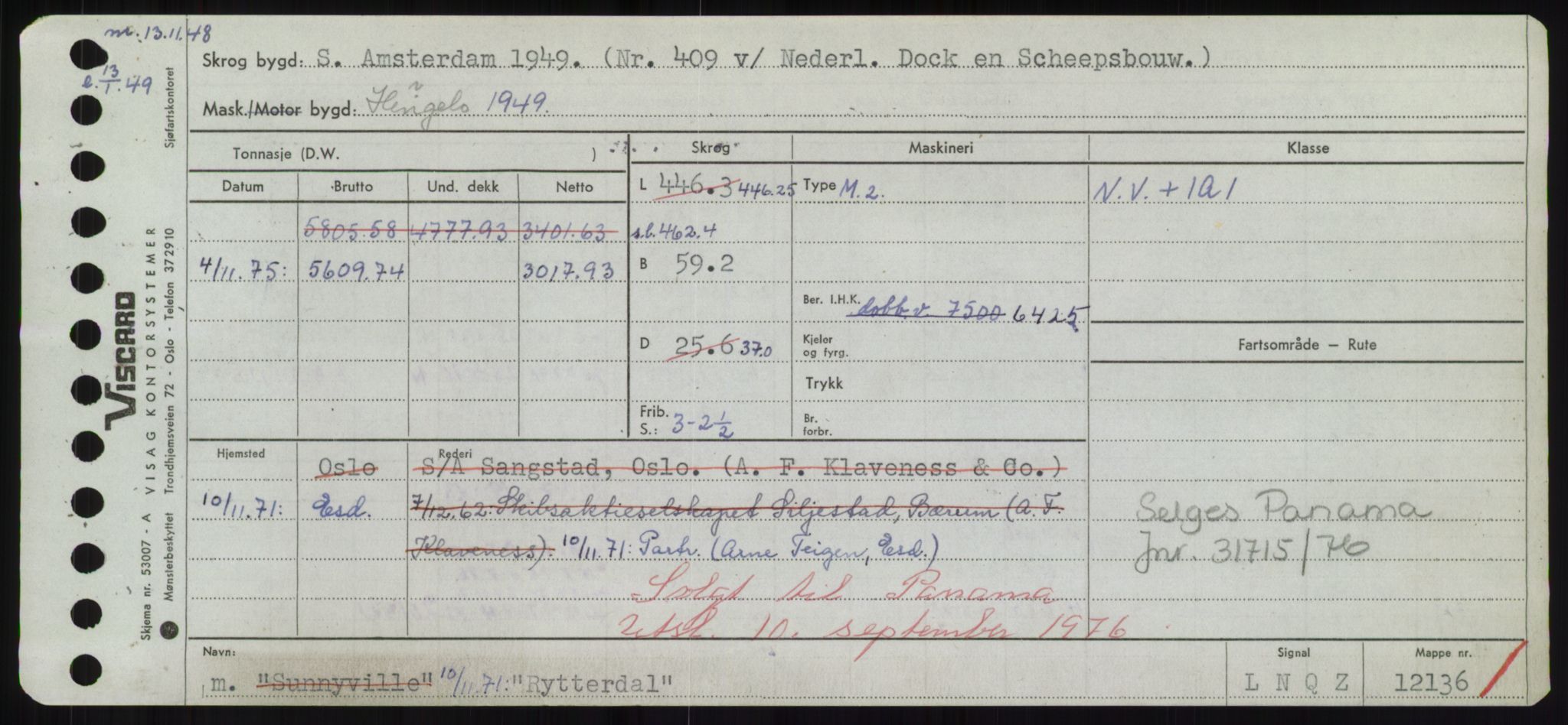 Sjøfartsdirektoratet med forløpere, Skipsmålingen, AV/RA-S-1627/H/Hd/L0031: Fartøy, Rju-Sam, p. 403