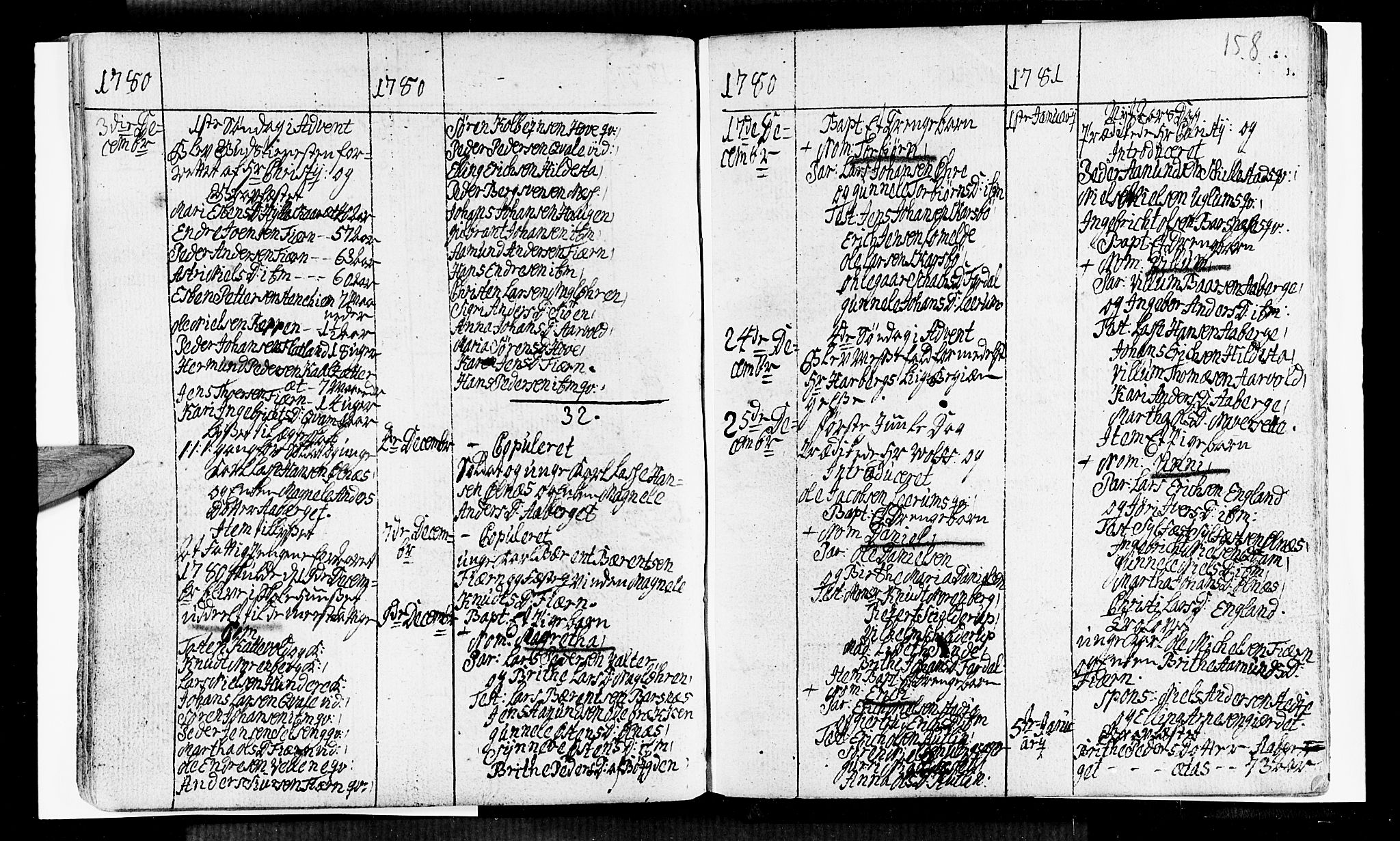 Sogndal sokneprestembete, SAB/A-81301/H/Haa/Haaa/L0005: Parish register (official) no. A 5, 1768-1782, p. 158