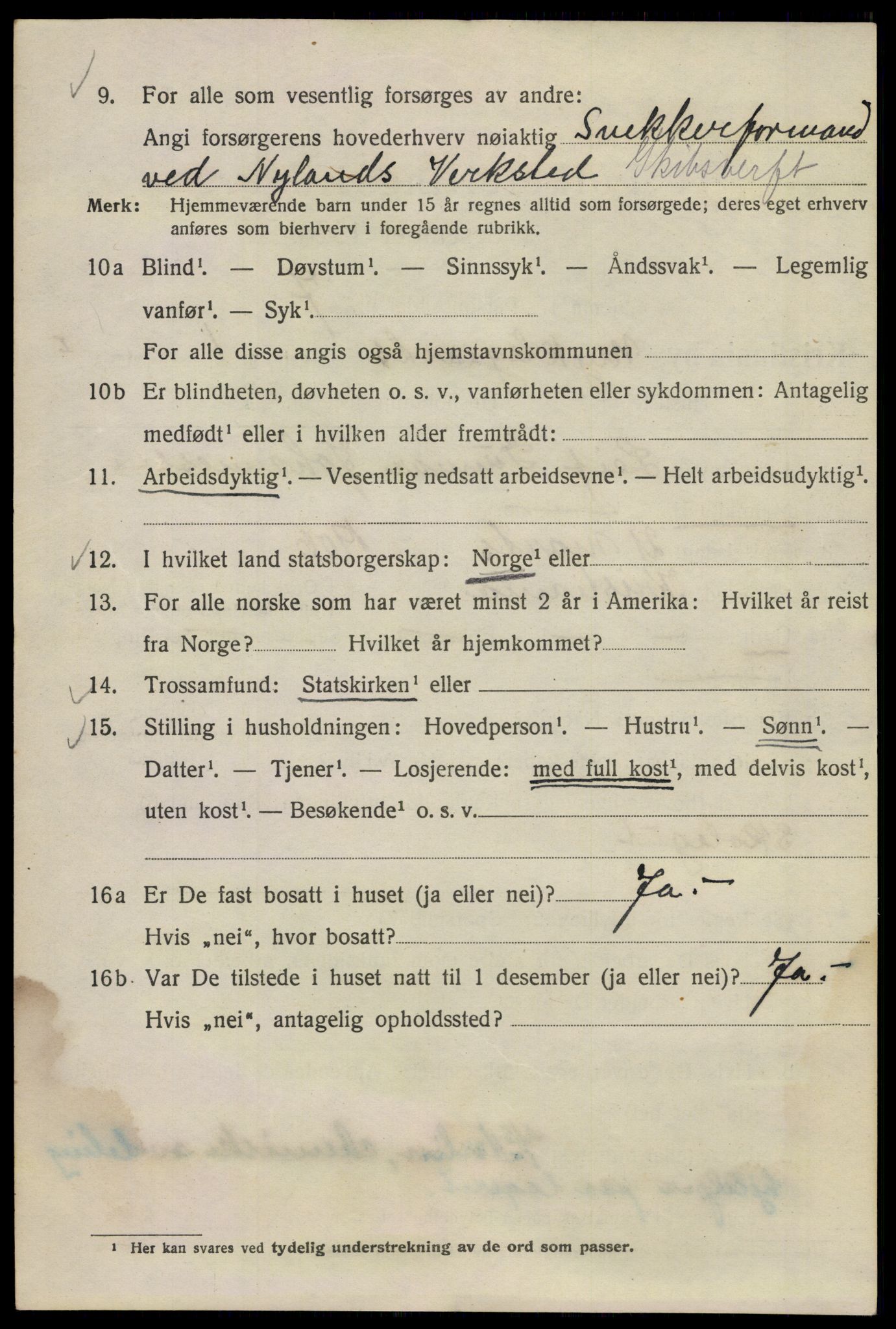 SAO, 1920 census for Kristiania, 1920, p. 405542