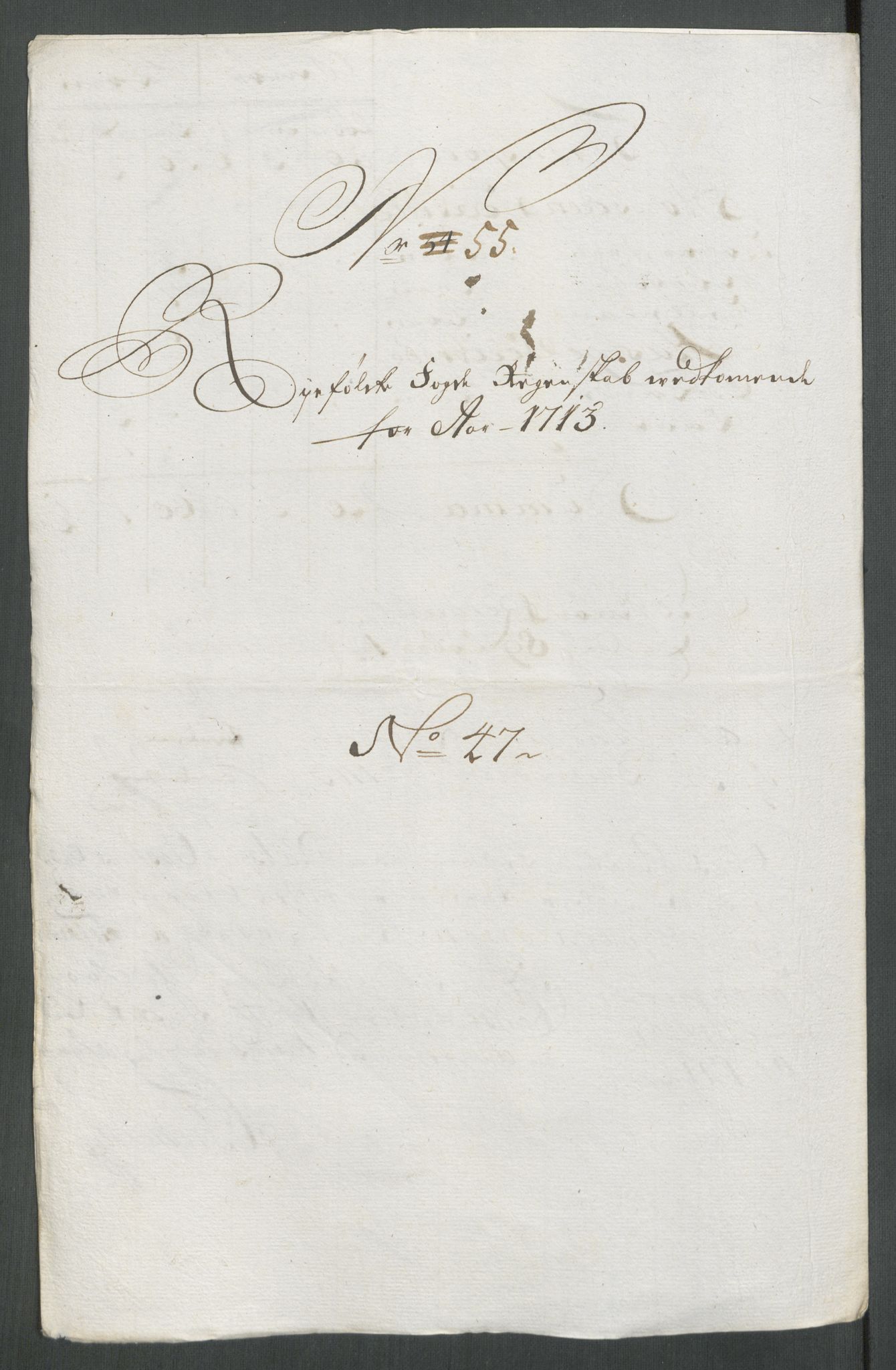 Rentekammeret inntil 1814, Reviderte regnskaper, Fogderegnskap, RA/EA-4092/R47/L2866: Fogderegnskap Ryfylke, 1713, p. 314