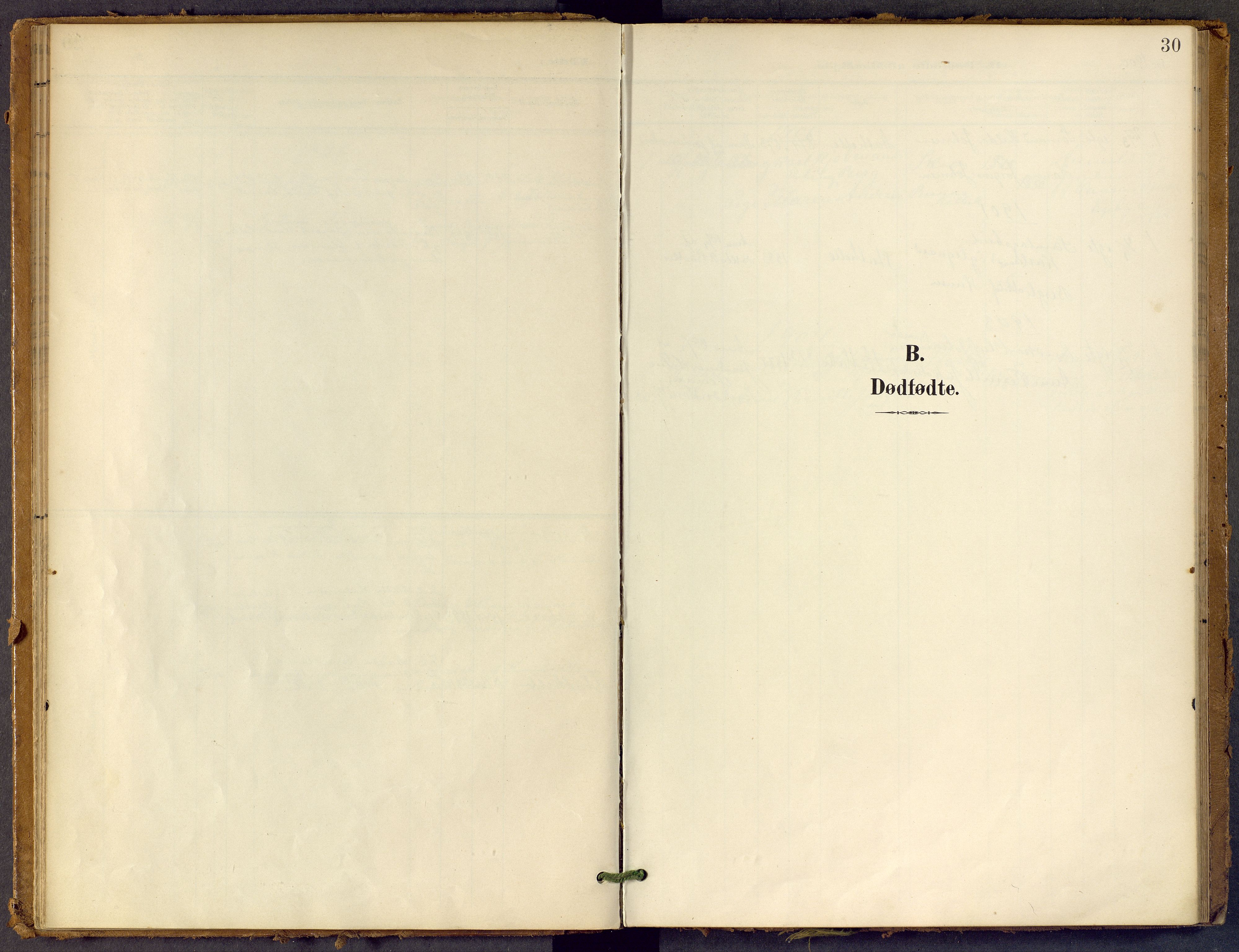 Bamble kirkebøker, SAKO/A-253/F/Fb/L0002: Parish register (official) no. II 2, 1900-1921, p. 30
