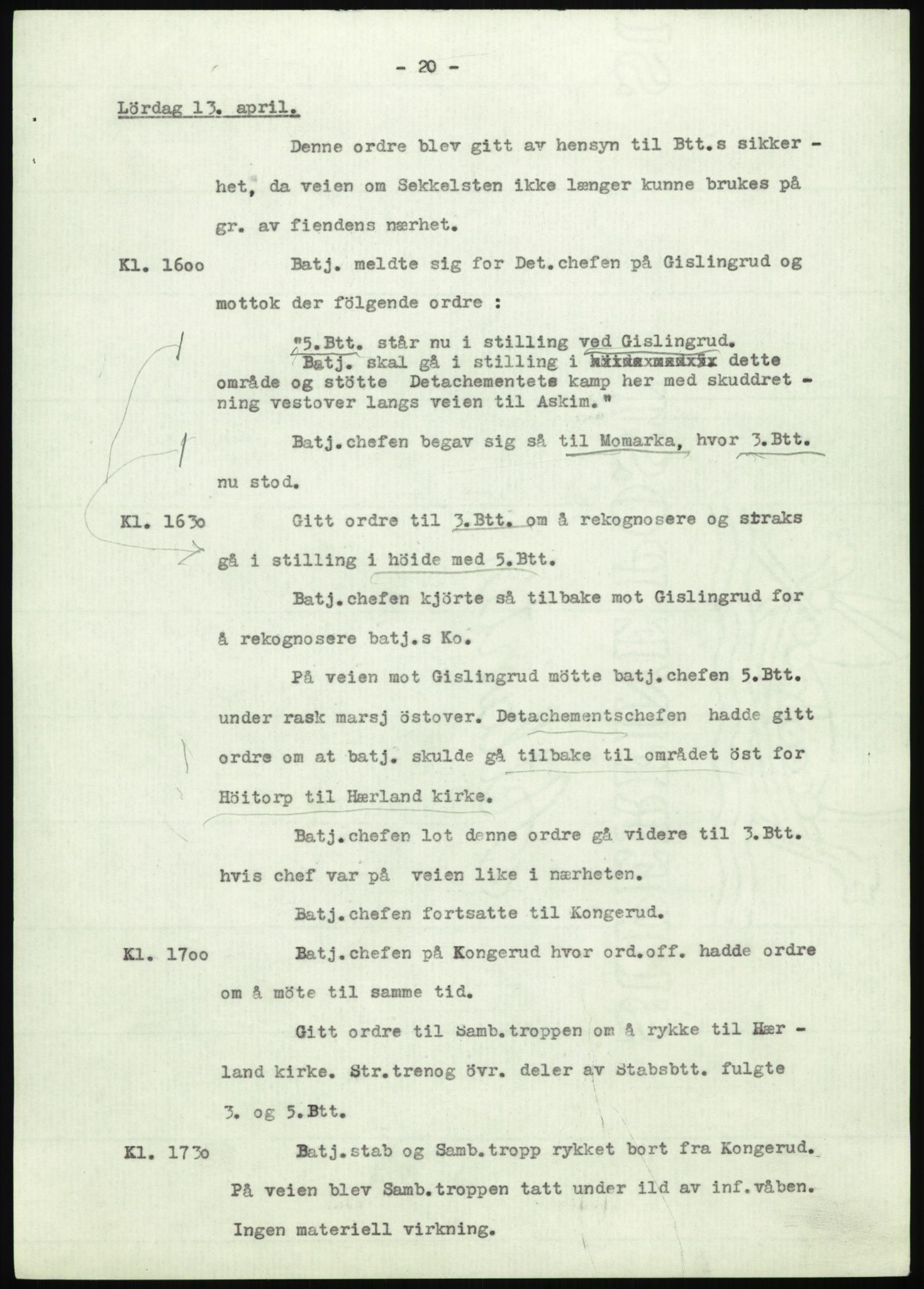 Forsvaret, Forsvarets krigshistoriske avdeling, AV/RA-RAFA-2017/Y/Yb/L0058: II-C-11-161  -  1. Divisjon, 1940, p. 80