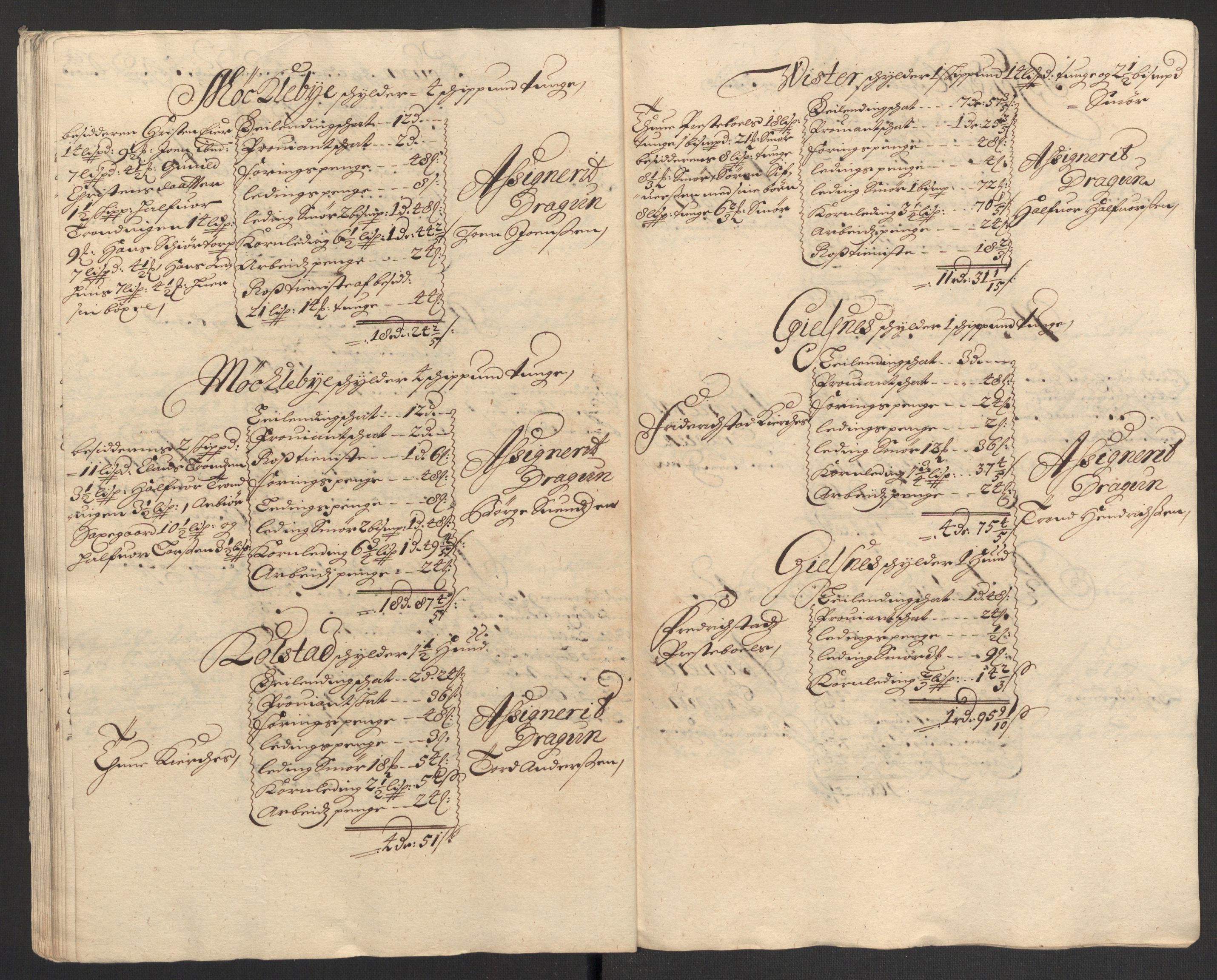 Rentekammeret inntil 1814, Reviderte regnskaper, Fogderegnskap, AV/RA-EA-4092/R04/L0125: Fogderegnskap Moss, Onsøy, Tune, Veme og Åbygge, 1697, p. 116