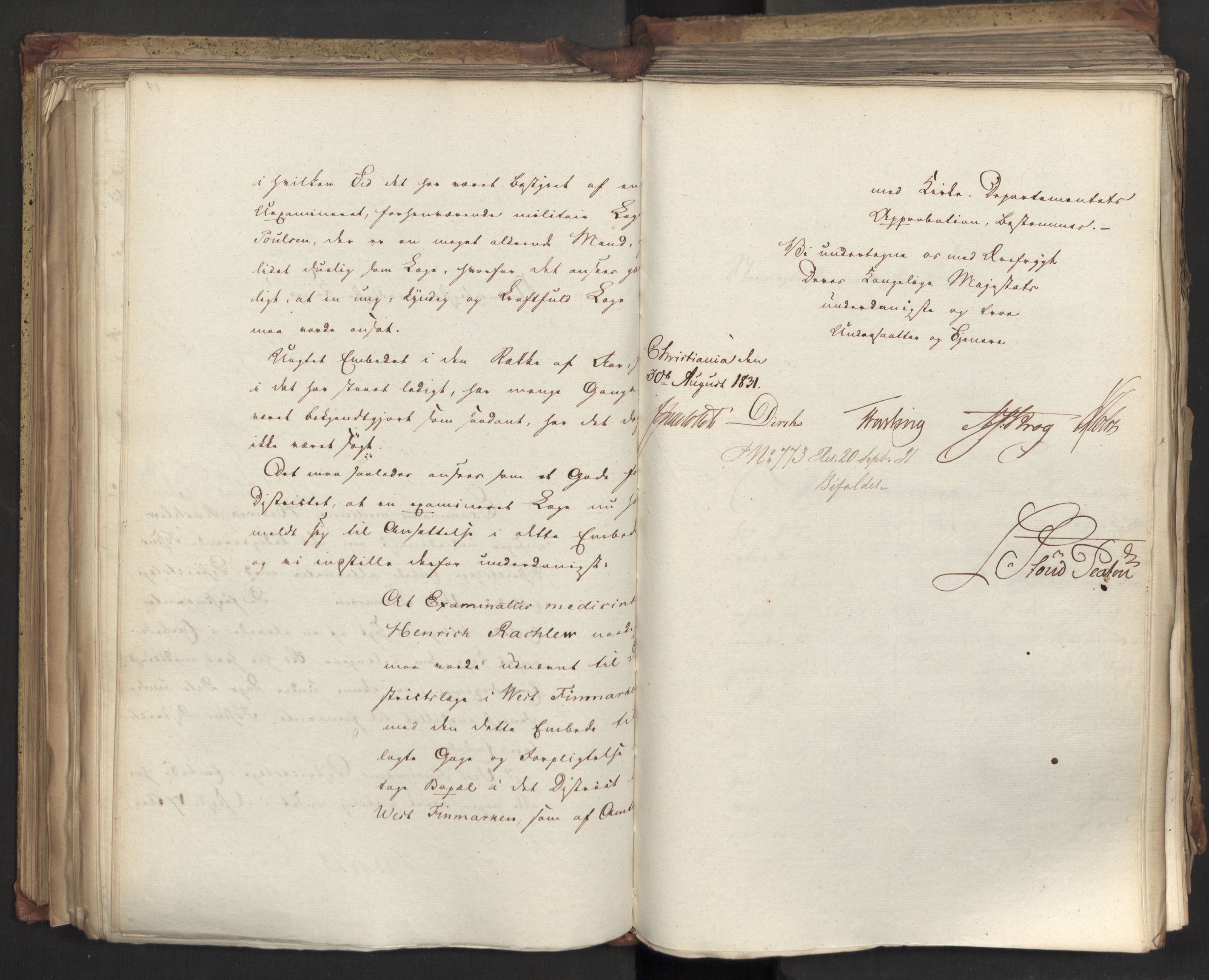 Statsrådsavdelingen i Stockholm, AV/RA-S-1003/D/Da/L0073: Regjeringsinnstillinger nr. 1534-1699, 1831, p. 235