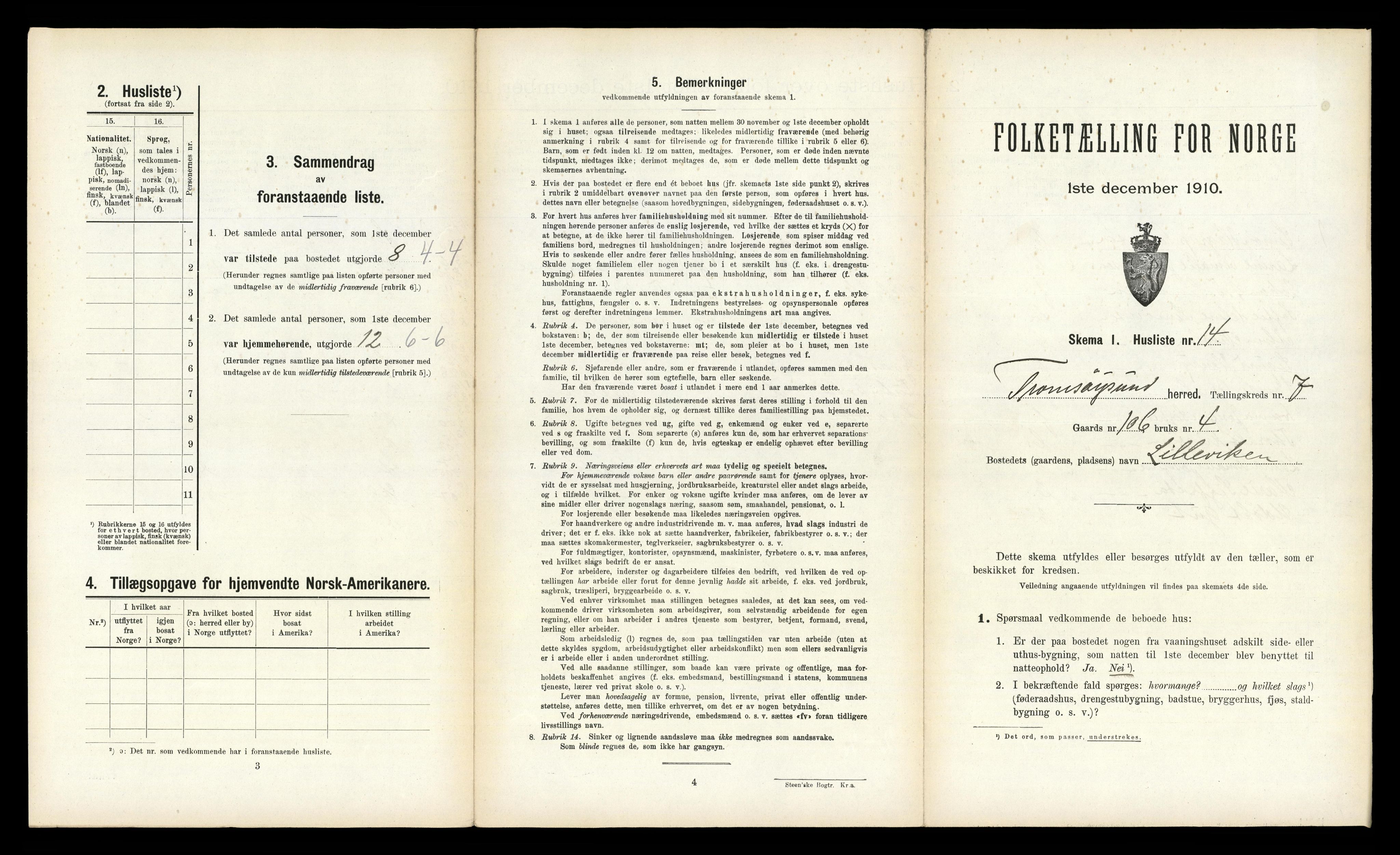 RA, 1910 census for Tromsøysund, 1910, p. 1351