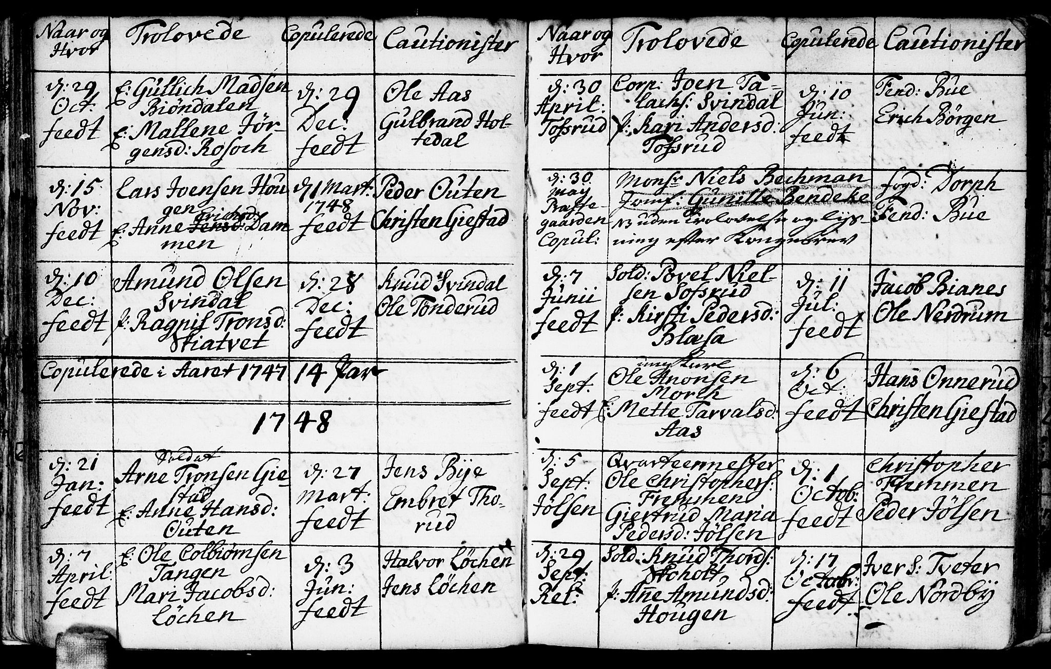 Fet prestekontor Kirkebøker, AV/SAO-A-10370a/F/Fa/L0001: Parish register (official) no. I 1, 1716-1751, p. 41