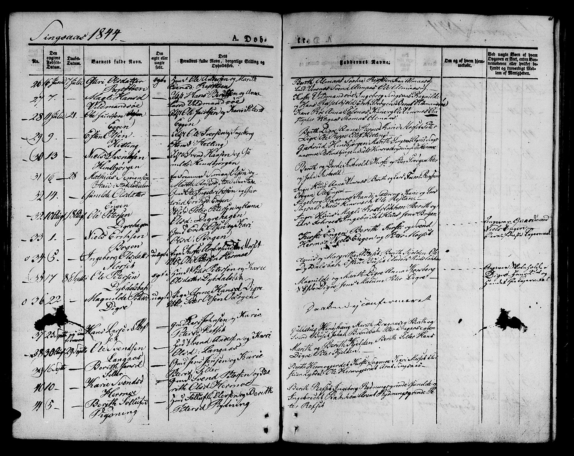 Ministerialprotokoller, klokkerbøker og fødselsregistre - Sør-Trøndelag, SAT/A-1456/685/L0958: Parish register (official) no. 685A04 /2, 1829-1845, p. 61