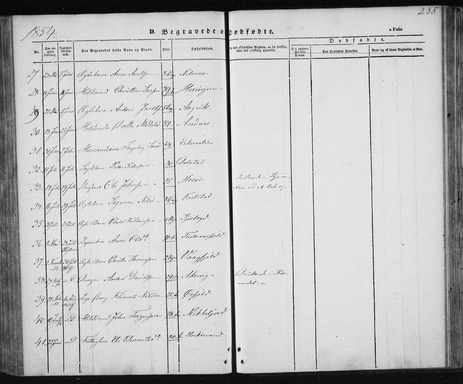 Ministerialprotokoller, klokkerbøker og fødselsregistre - Nordland, AV/SAT-A-1459/820/L0291: Parish register (official) no. 820A12, 1846-1854, p. 235